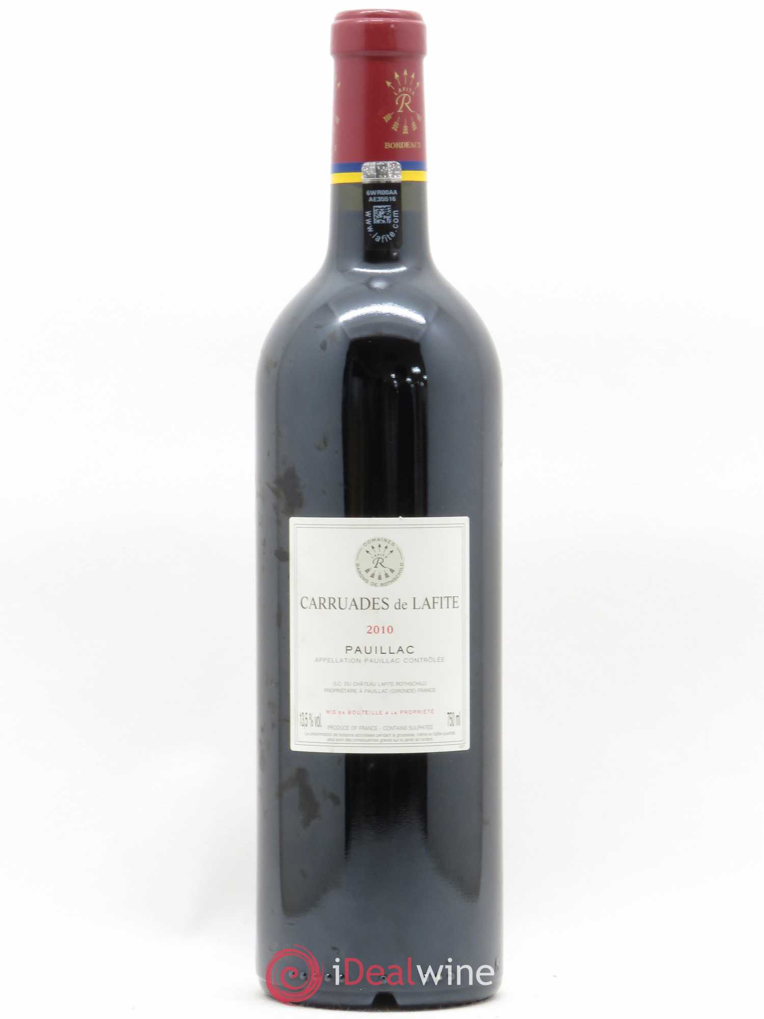 Carruades de Lafite Rothschild Second Vin 2010 - Lot de 1 bouteille - 1