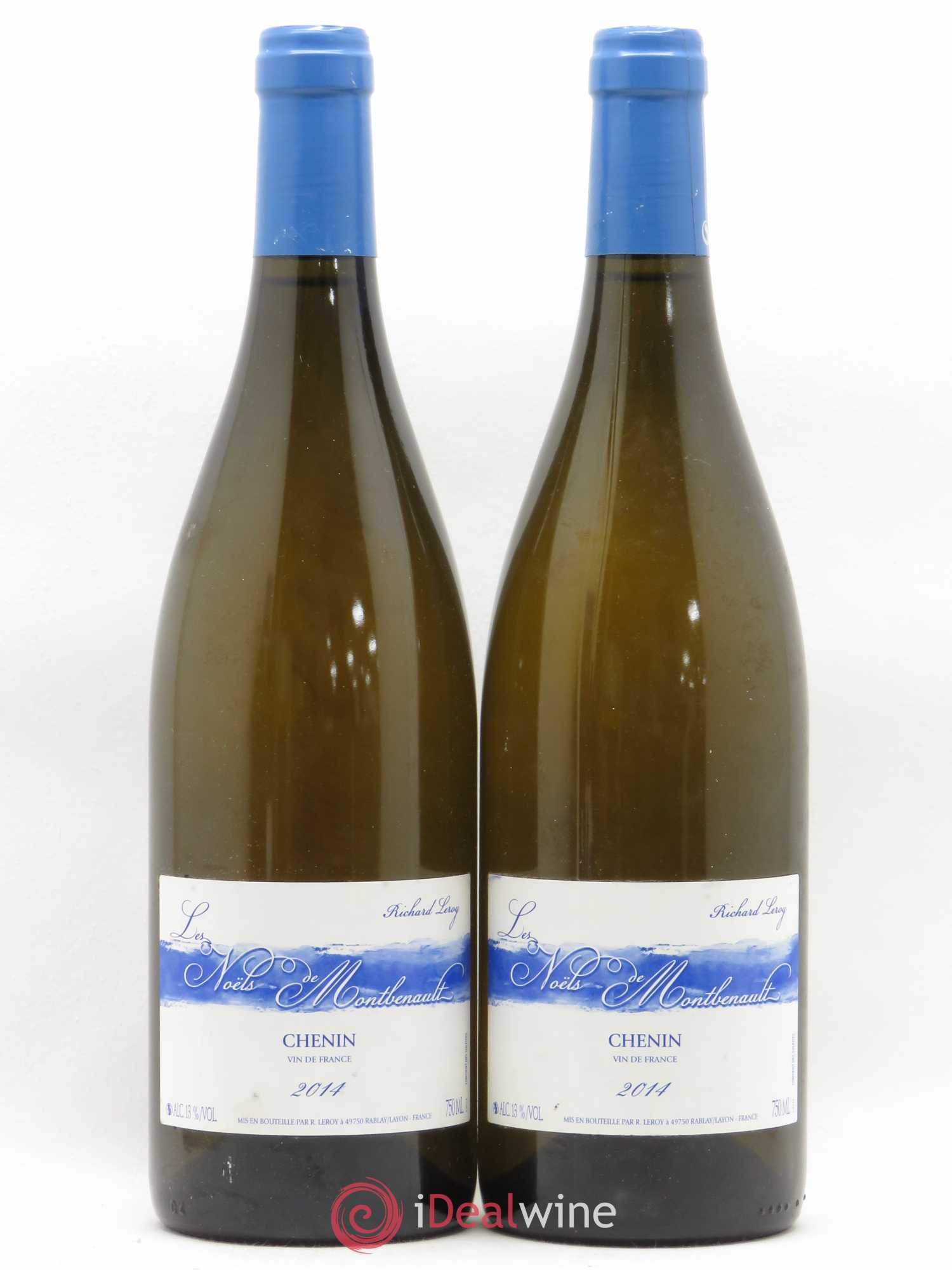 Vin de France Les Noëls de Montbenault Richard Leroy 2014 - Lot de 2 bouteilles - 0