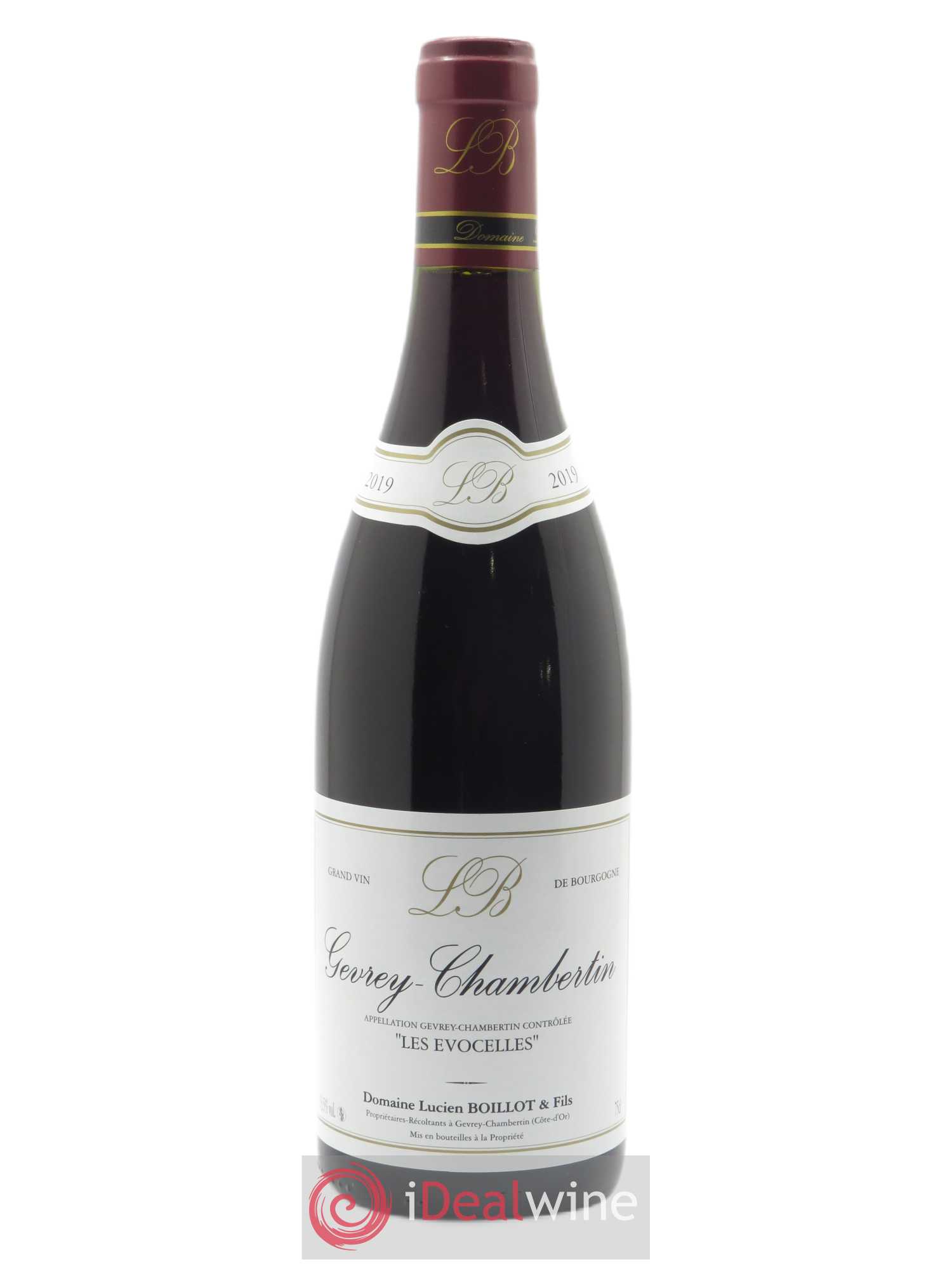 Gevrey-Chambertin Les Evocelles Lucien Boillot & Fils (Domaine) 2019 - Lot de 1 bouteille - 0