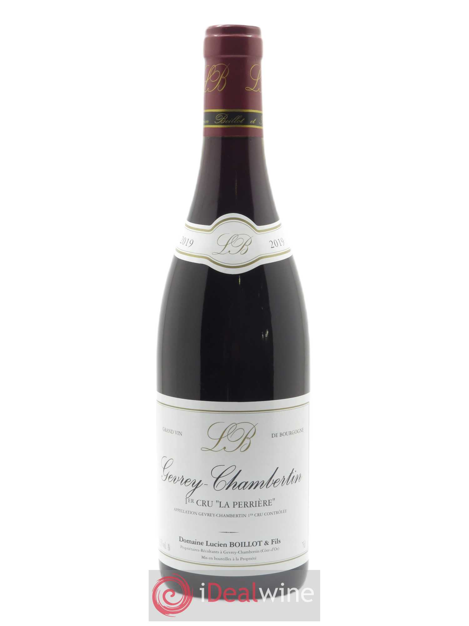 Gevrey-Chambertin 1er Cru La Perrière Lucien Boillot & Fils (Domaine) 2019 - Lot de 1 bouteille - 0