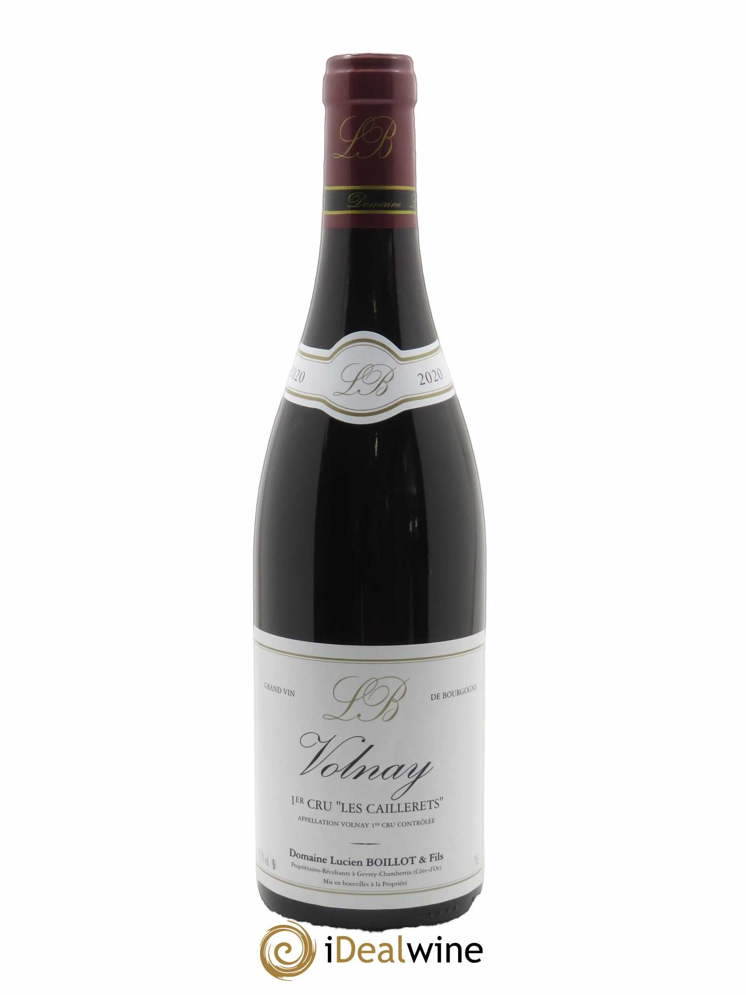 Volnay 1er Cru Les Caillerets Lucien Boillot & Fils (Domaine) 2020 - Lot de 1 bouteille - 0