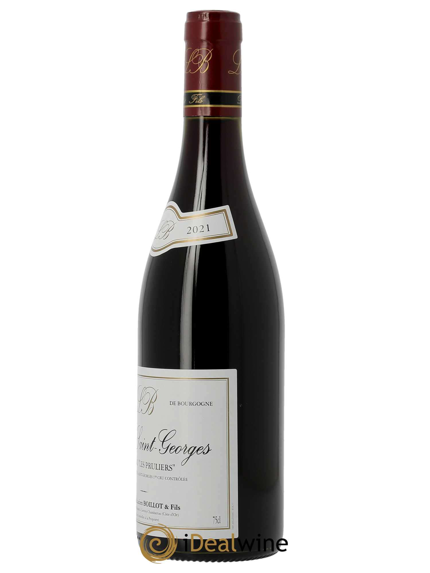 Nuits-Saint-Georges 1er Cru Les Pruliers Lucien Boillot & Fils (Domaine) 2021 - Lot of 1 bottle - 1