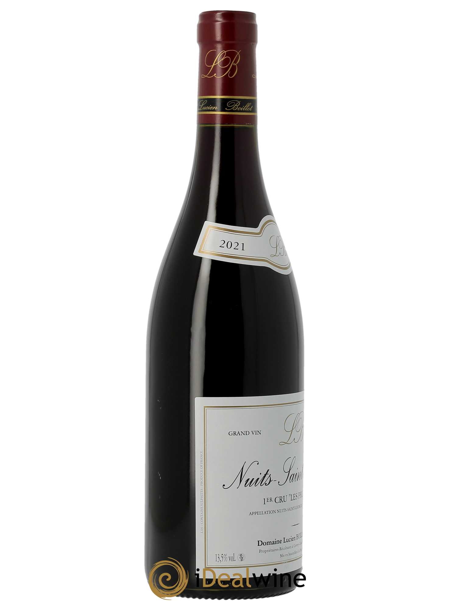 Nuits-Saint-Georges 1er Cru Les Pruliers Lucien Boillot & Fils (Domaine) 2021 - Lot of 1 bottle - 2
