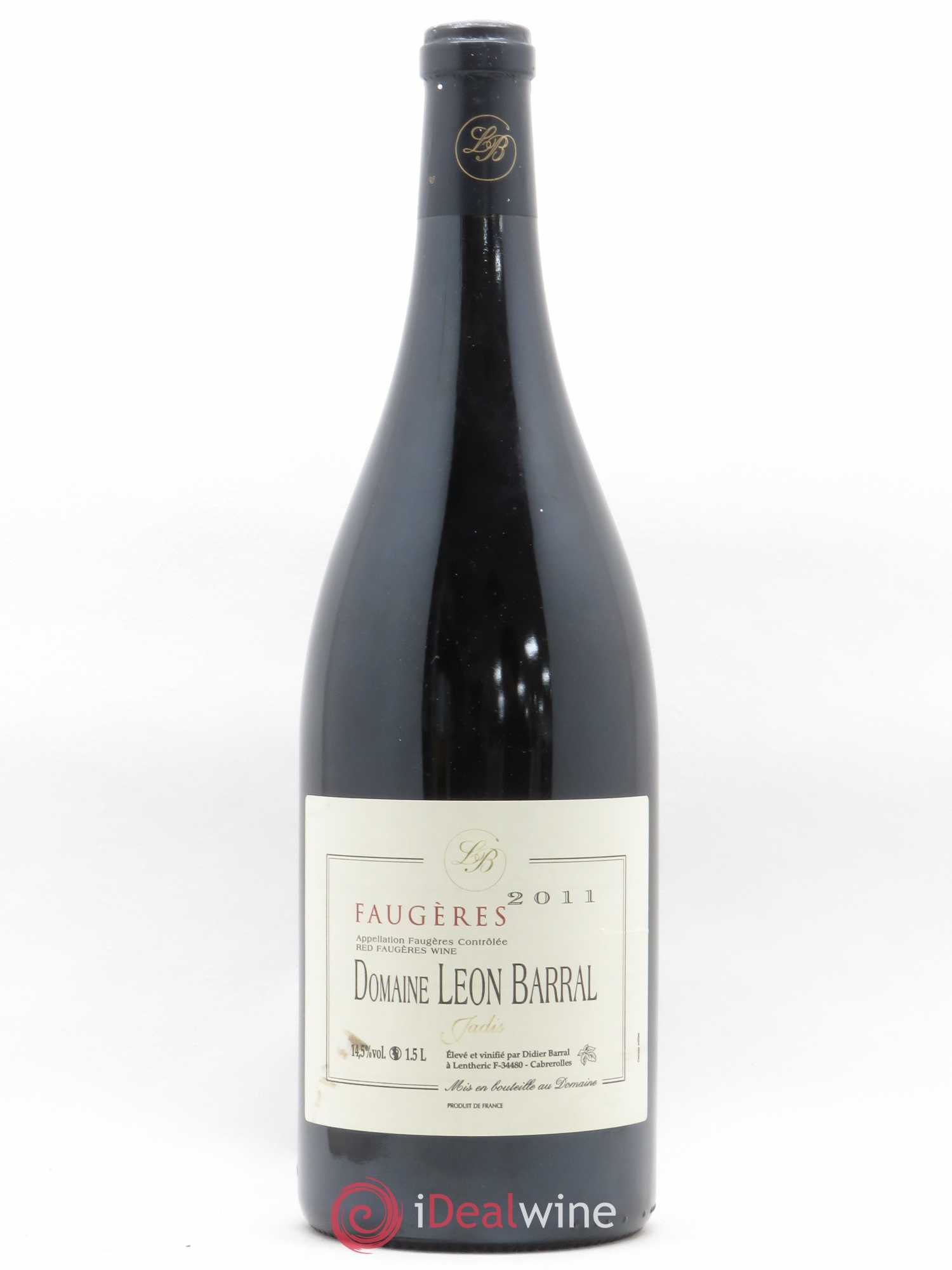 Faugères Jadis Domaine Léon Barral 2011 - Lot de 1 magnum - 0