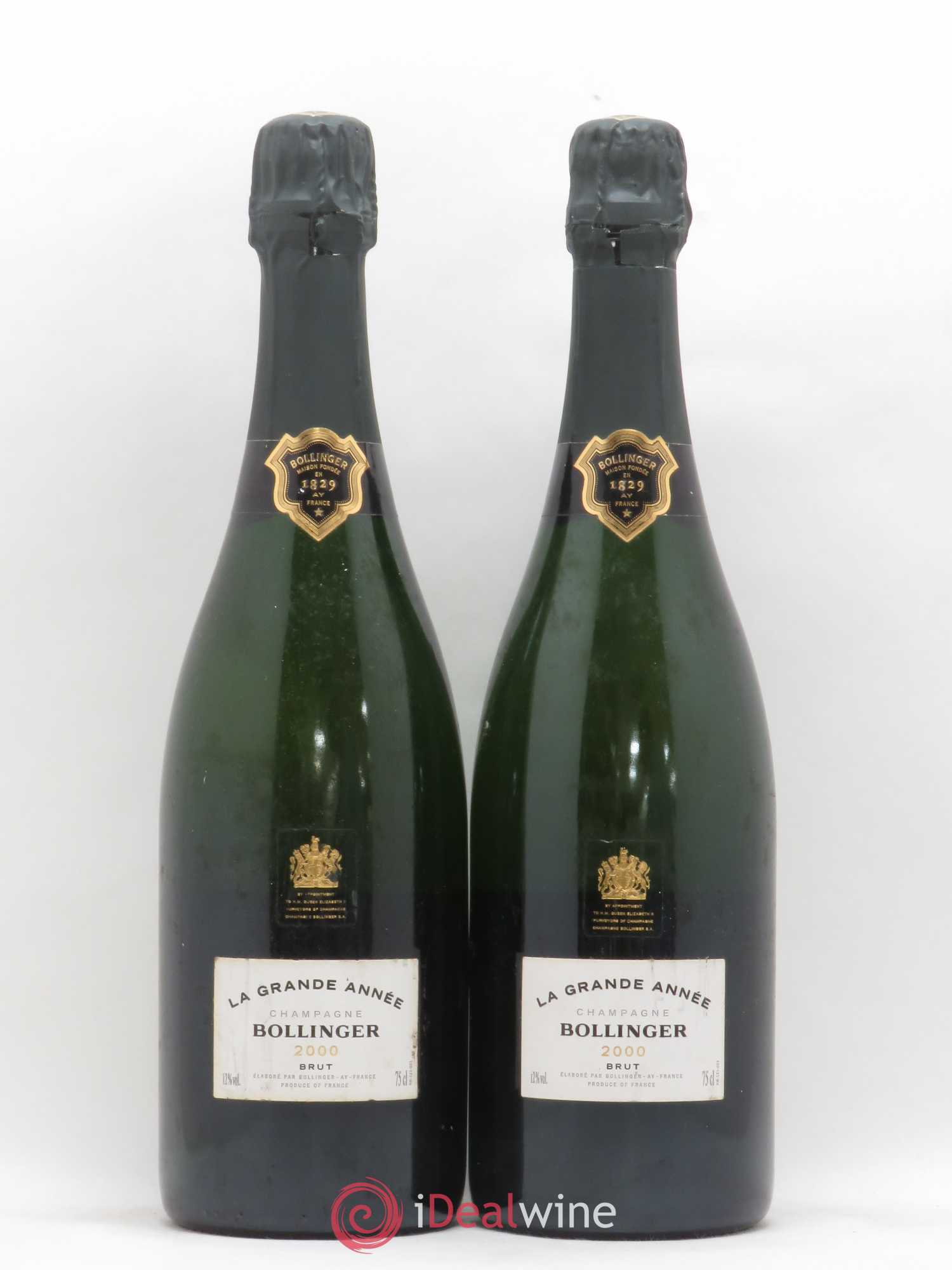 La Grande Année Brut Bollinger 2000 - Lot de 2 bouteilles - 0