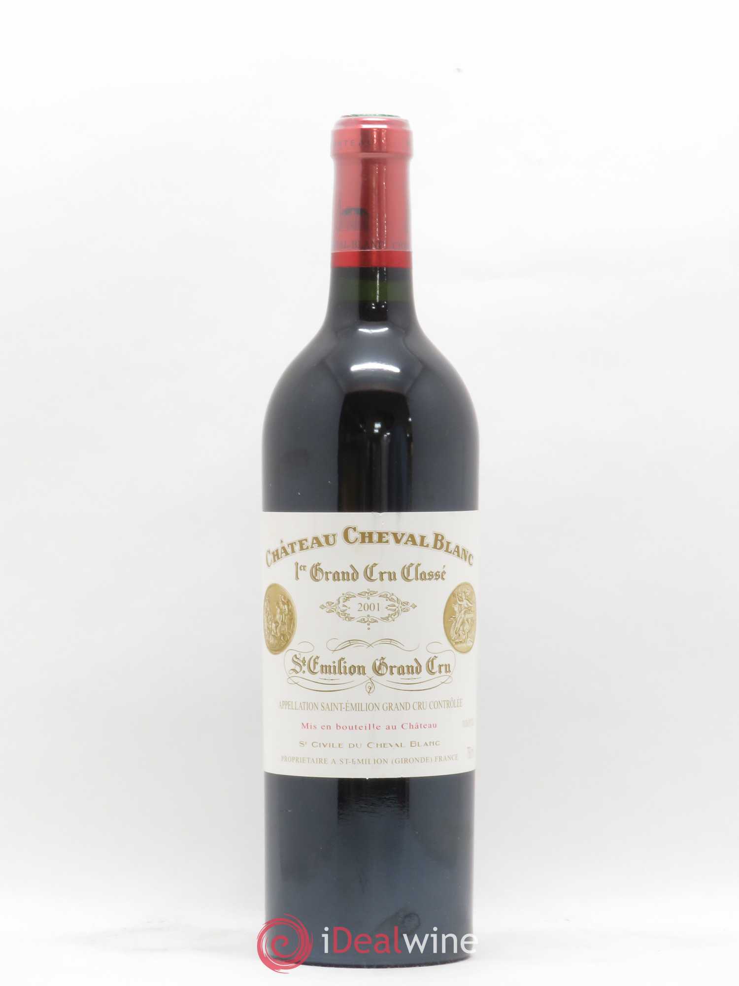 Château Cheval Blanc 1er Grand Cru Classé A 2001 - Lot de 1 bouteille - 0