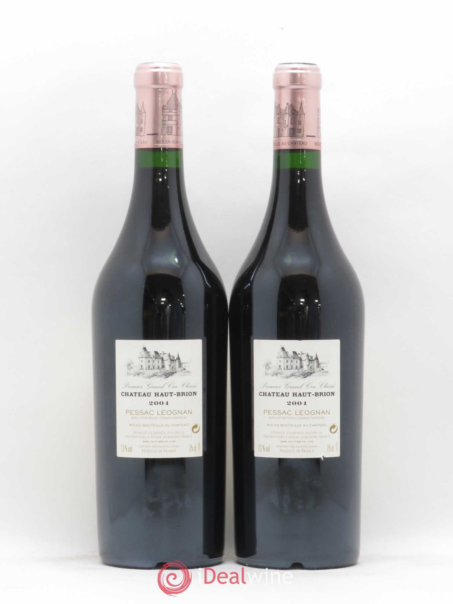 Château Haut Brion 1er Grand Cru Classé 2004 - Lot de 2 bouteilles - 1