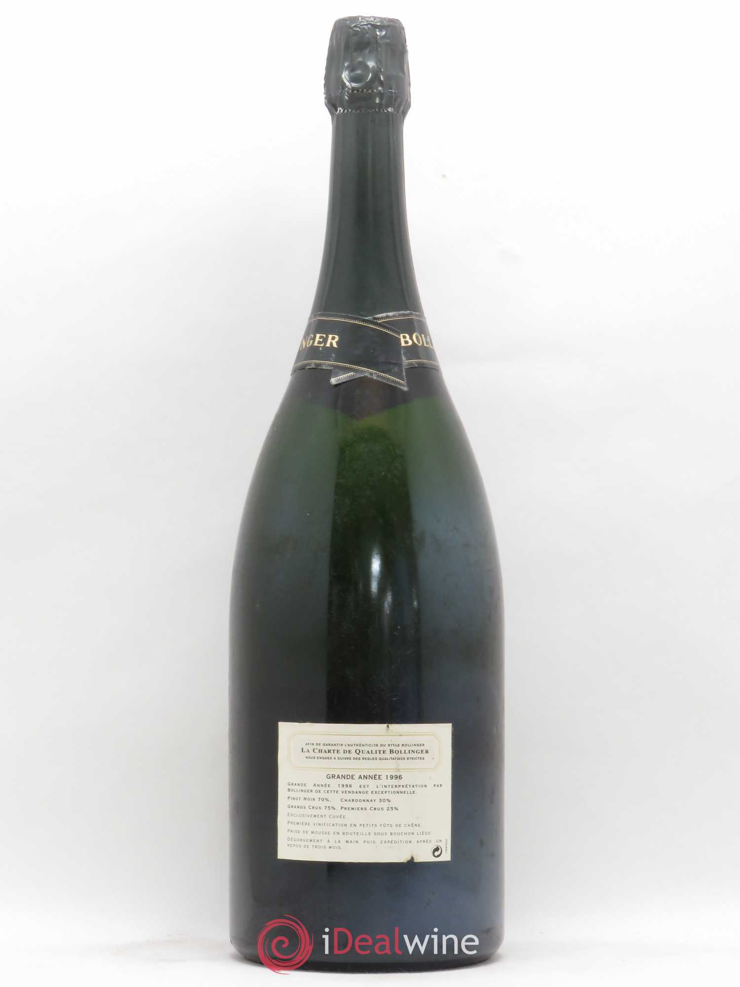 La Grande Année Brut Bollinger 1996 - Lot de 1 magnum - 1