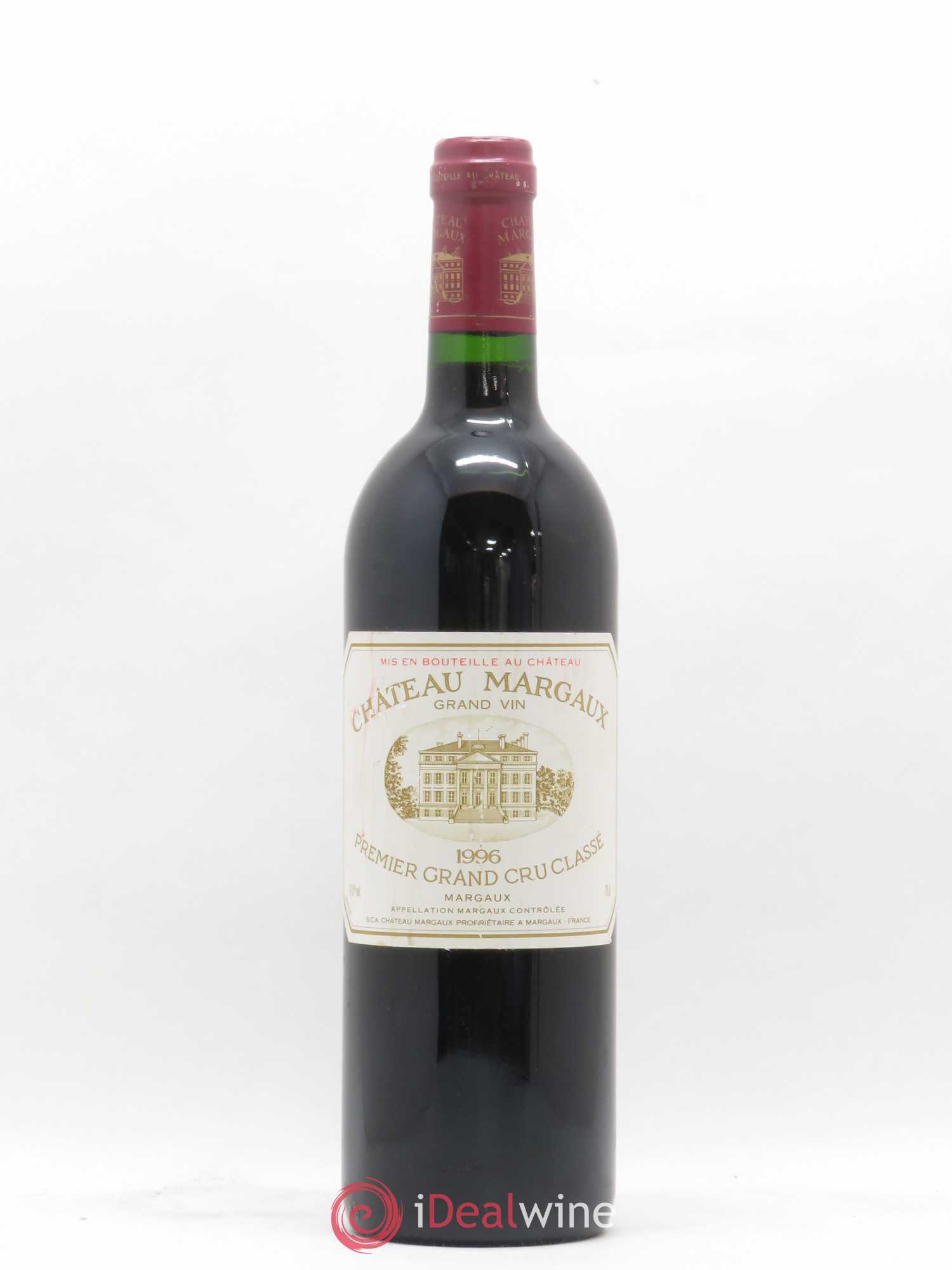 Château Margaux 1er Grand Cru Classé 1996 - Lot de 1 bouteille - 0