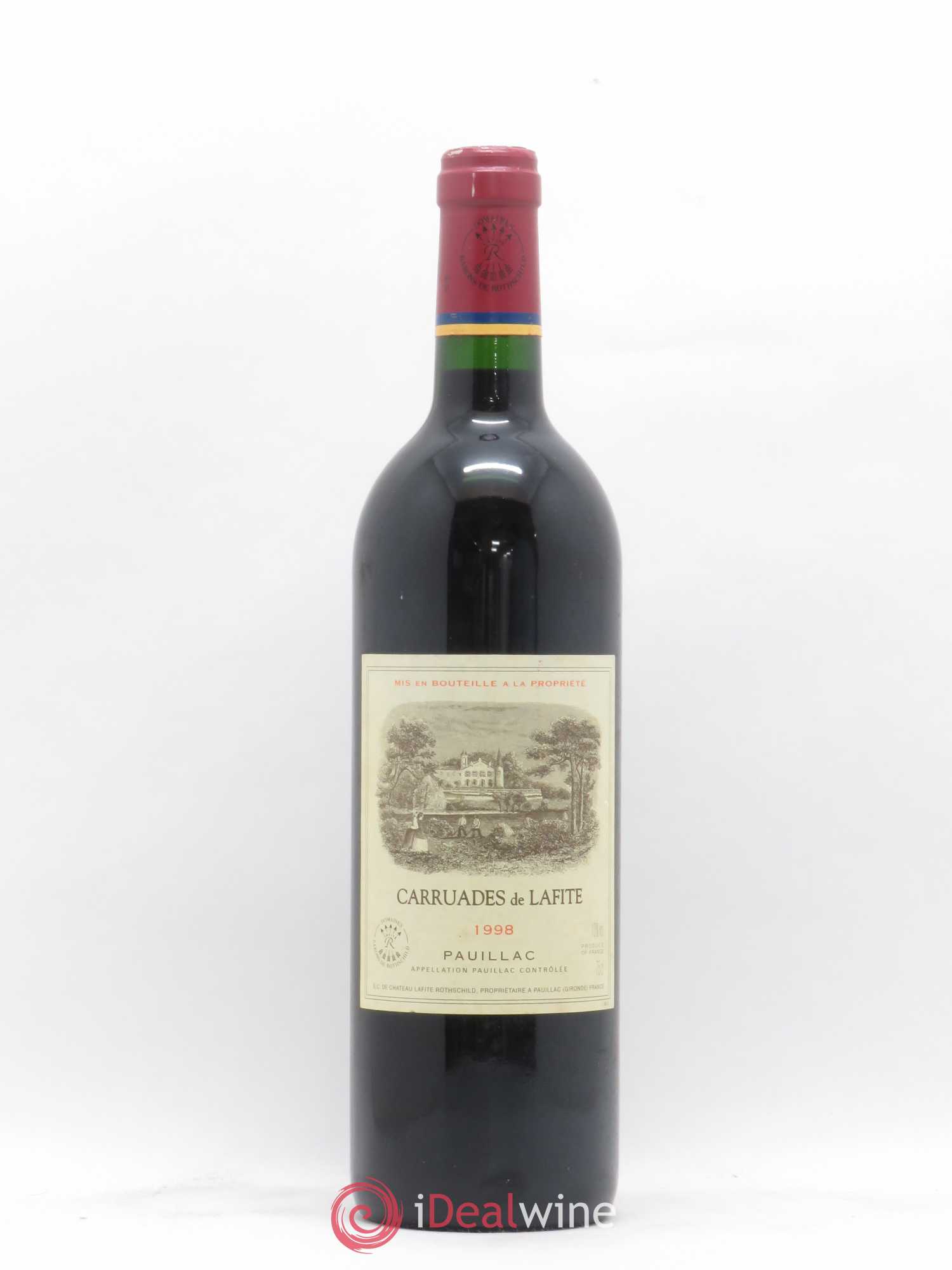 Carruades de Lafite Rothschild Second Vin 1998 - Lot de 1 bouteille - 0