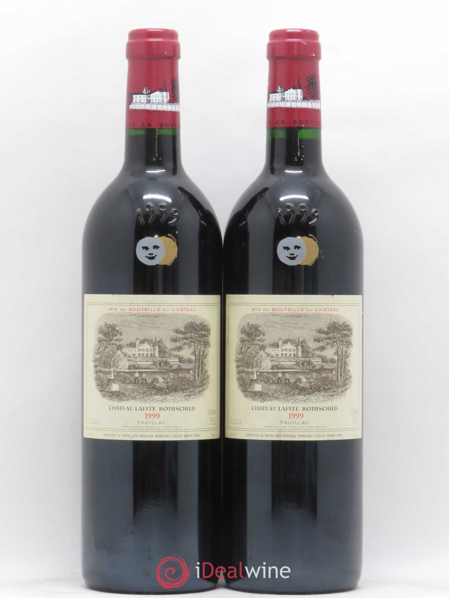 Château Lafite Rothschild 1er Grand Cru Classé 1999 - Lot de 2 bouteilles - 0