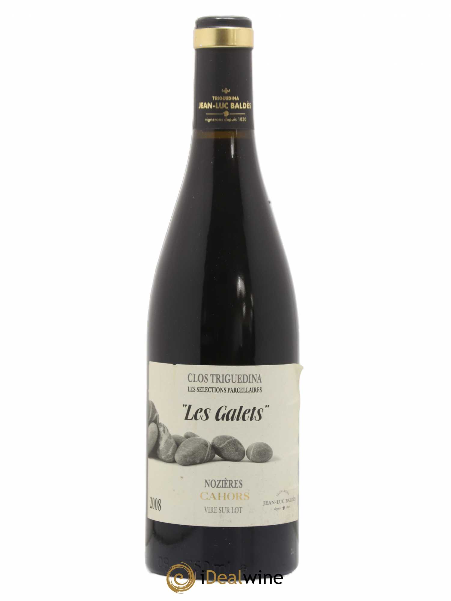 Cahors Clos Triguedina Les Galets Jean-Luc Baldès 2008 - Lot de 1 bouteille - 0
