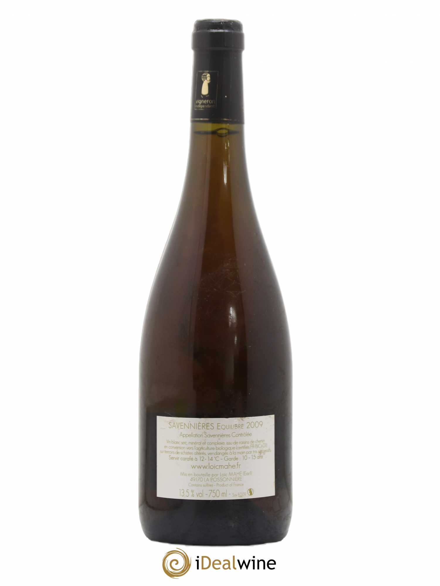 Savennières Equilibre Loic Mahé 2009 - Posten von 1 Flasche - 1
