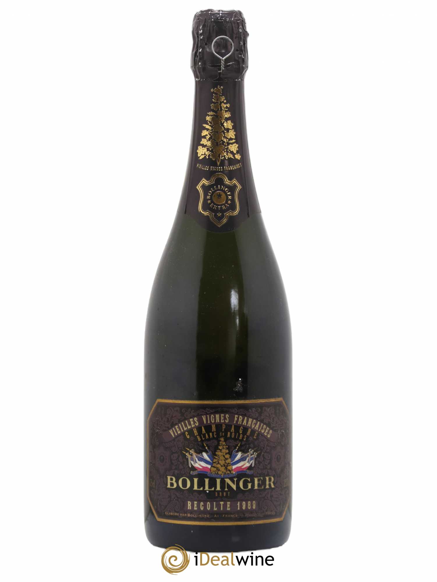 Brut Vieilles Vignes Françaises Bollinger 1989 - Lot de 1 bouteille - 0