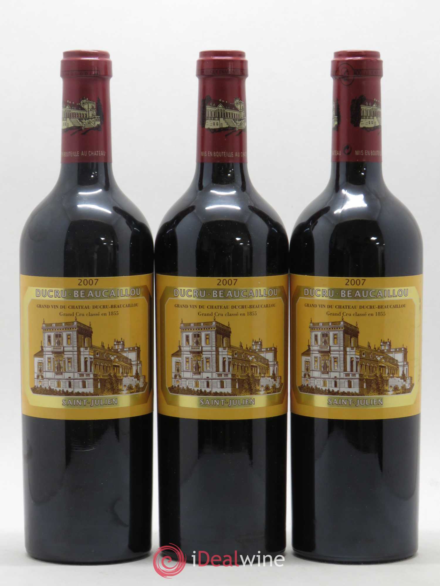 Château Ducru Beaucaillou 2ème Grand Cru Classé 2007 - Lot de 3 bouteilles - 0