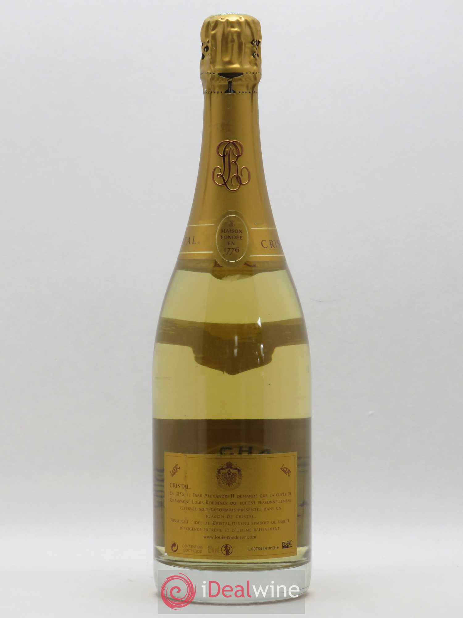Cristal Louis Roederer 2002 - Lot de 1 bouteille - 1