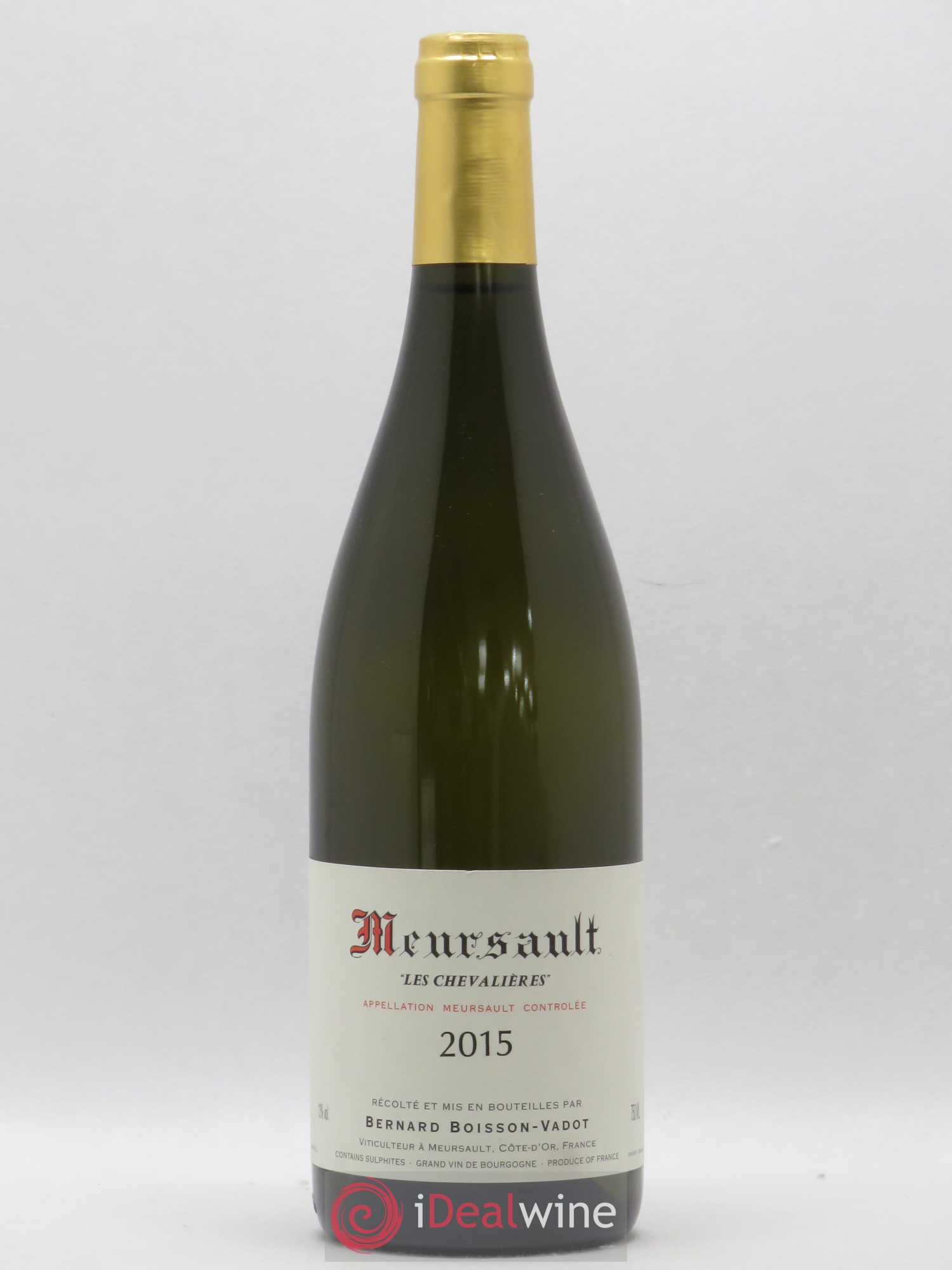 Meursault Les Chevalières Boisson-Vadot (Domaine) 2015 - Lot de 1 bouteille - 0