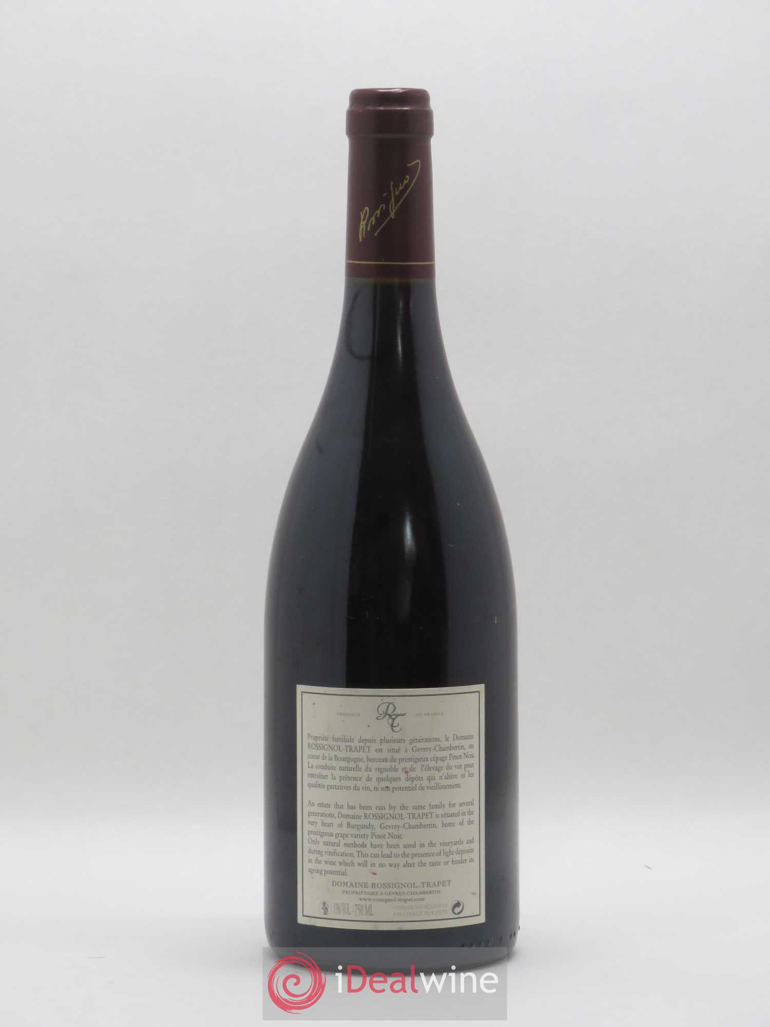 Chambertin Grand Cru Rossignol-Trapet (Domaine) 2006 - Lot de 1 bouteille - 1