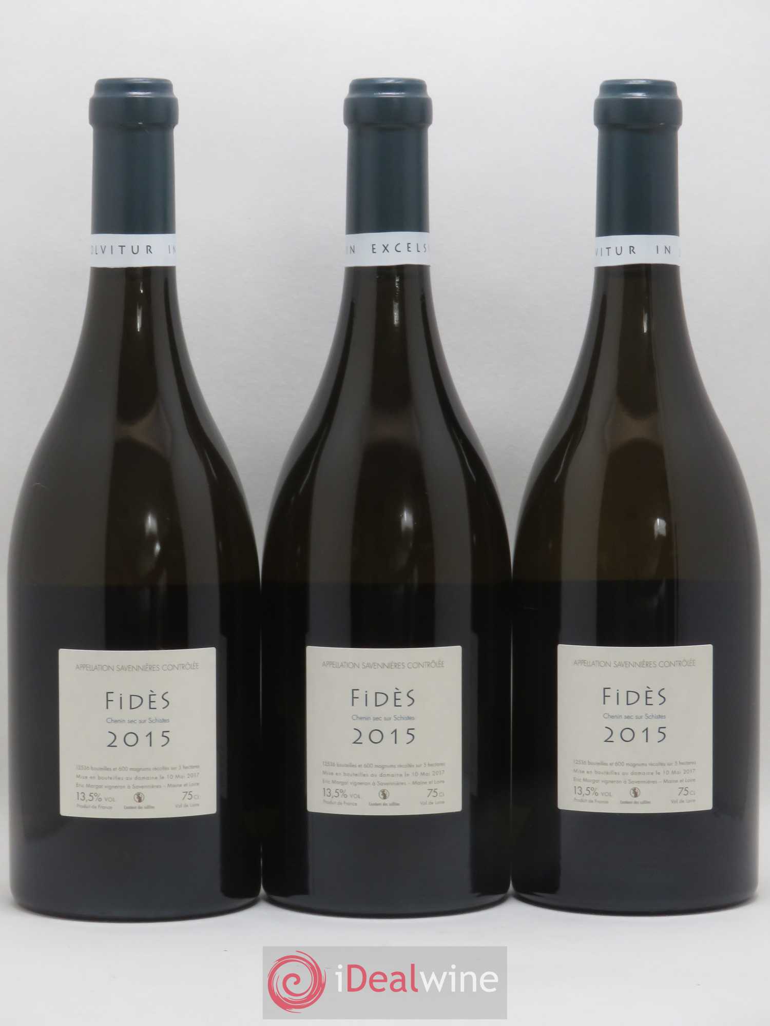 Savennières Fidès Eric Morgat 2015 - Lot de 3 bouteilles - 1