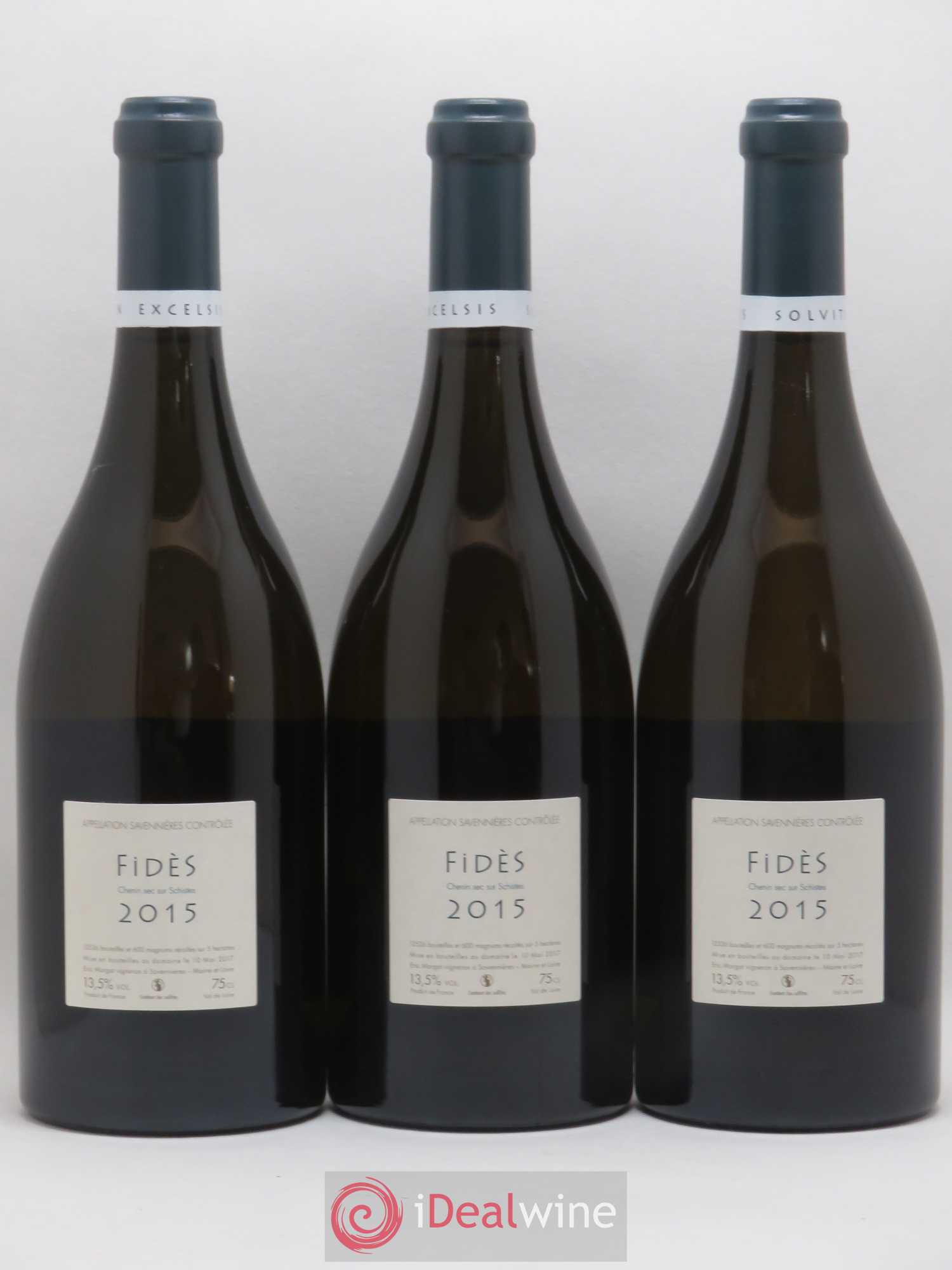 Savennières Fidès Eric Morgat 2015 - Lot de 3 bouteilles - 1