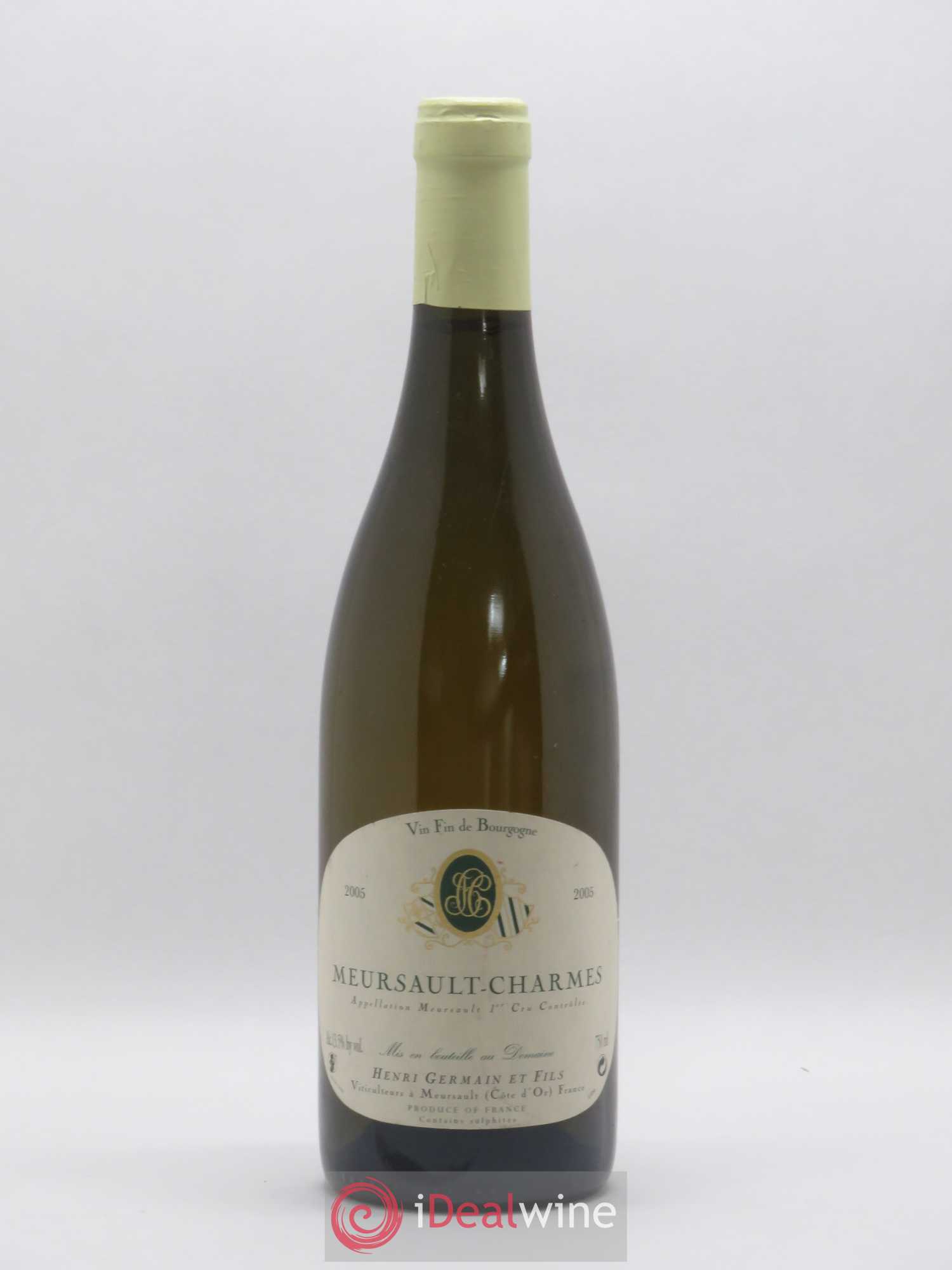 Meursault 1er Cru Charmes Henri Germain 2005 - Lot de 1 bouteille - 0