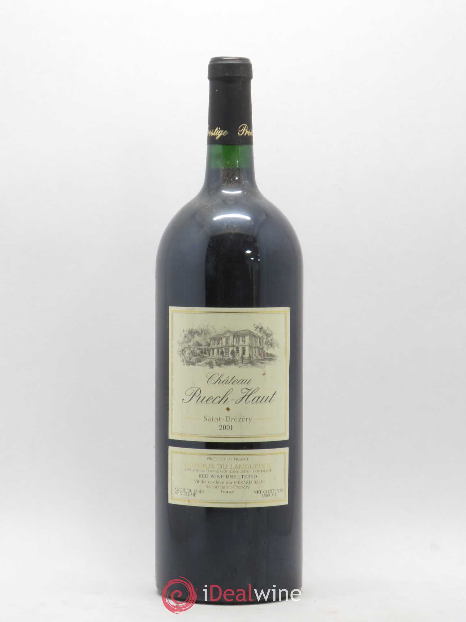Coteaux du Languedoc Château Puech-Haut Gérard Bru 2001 - Lot de 1 magnum - 0