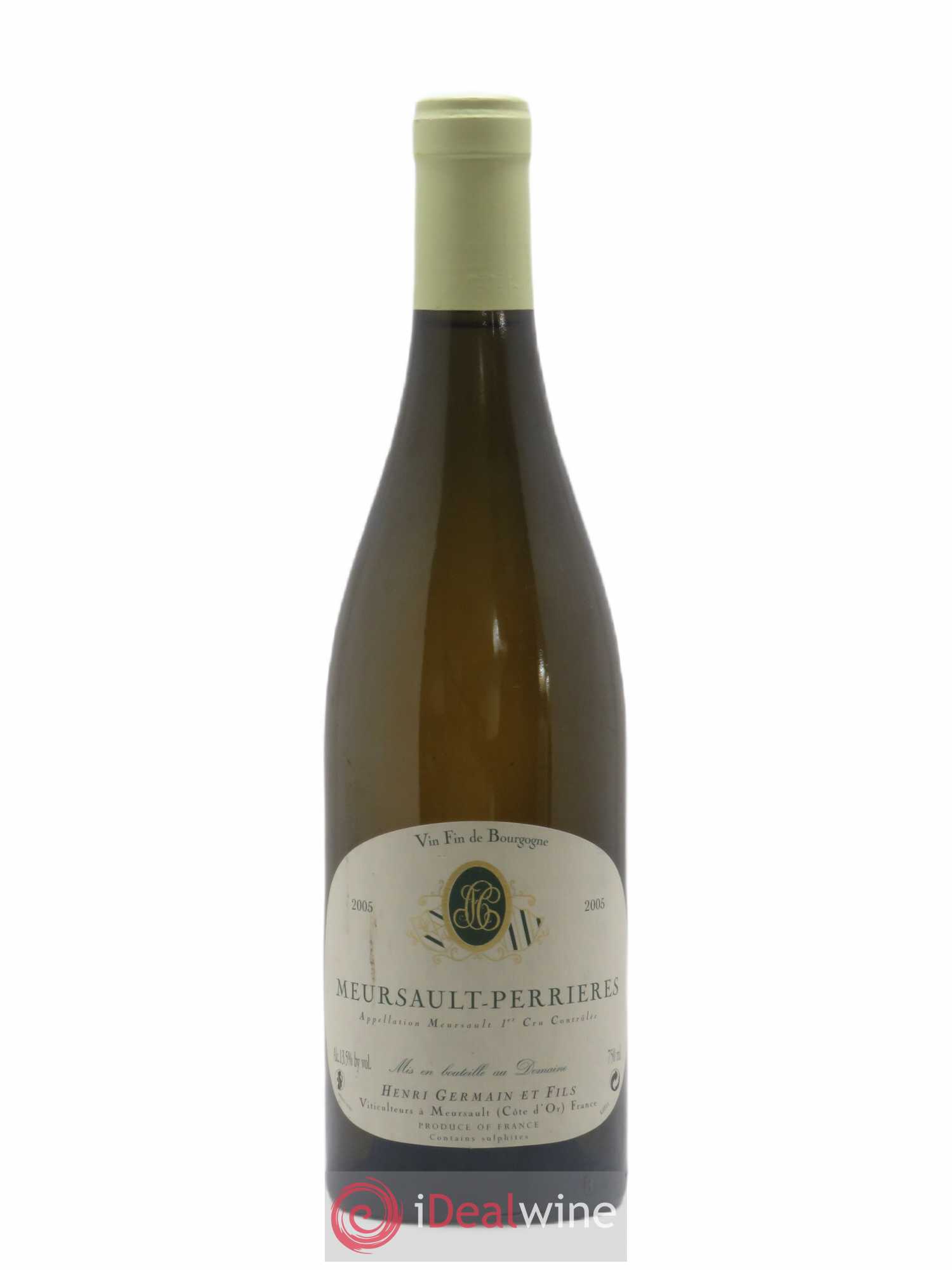 Meursault 1er Cru Charmes Henri Germain 2005 - Lot de 1 bouteille - 0