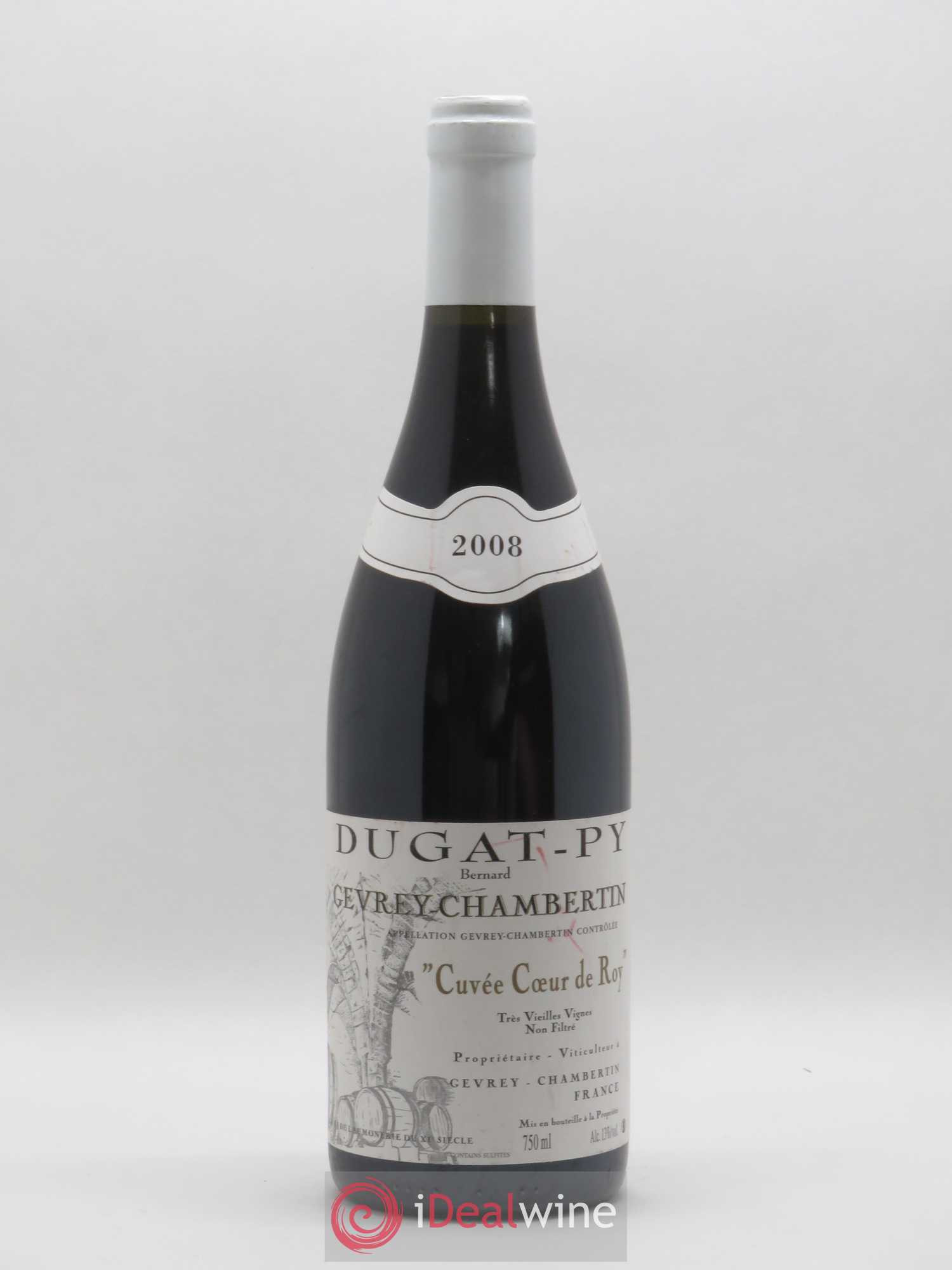 Gevrey-Chambertin Coeur de Roy Très Vieilles Vignes Dugat-Py 2008 - Lot de 1 bouteille - 0