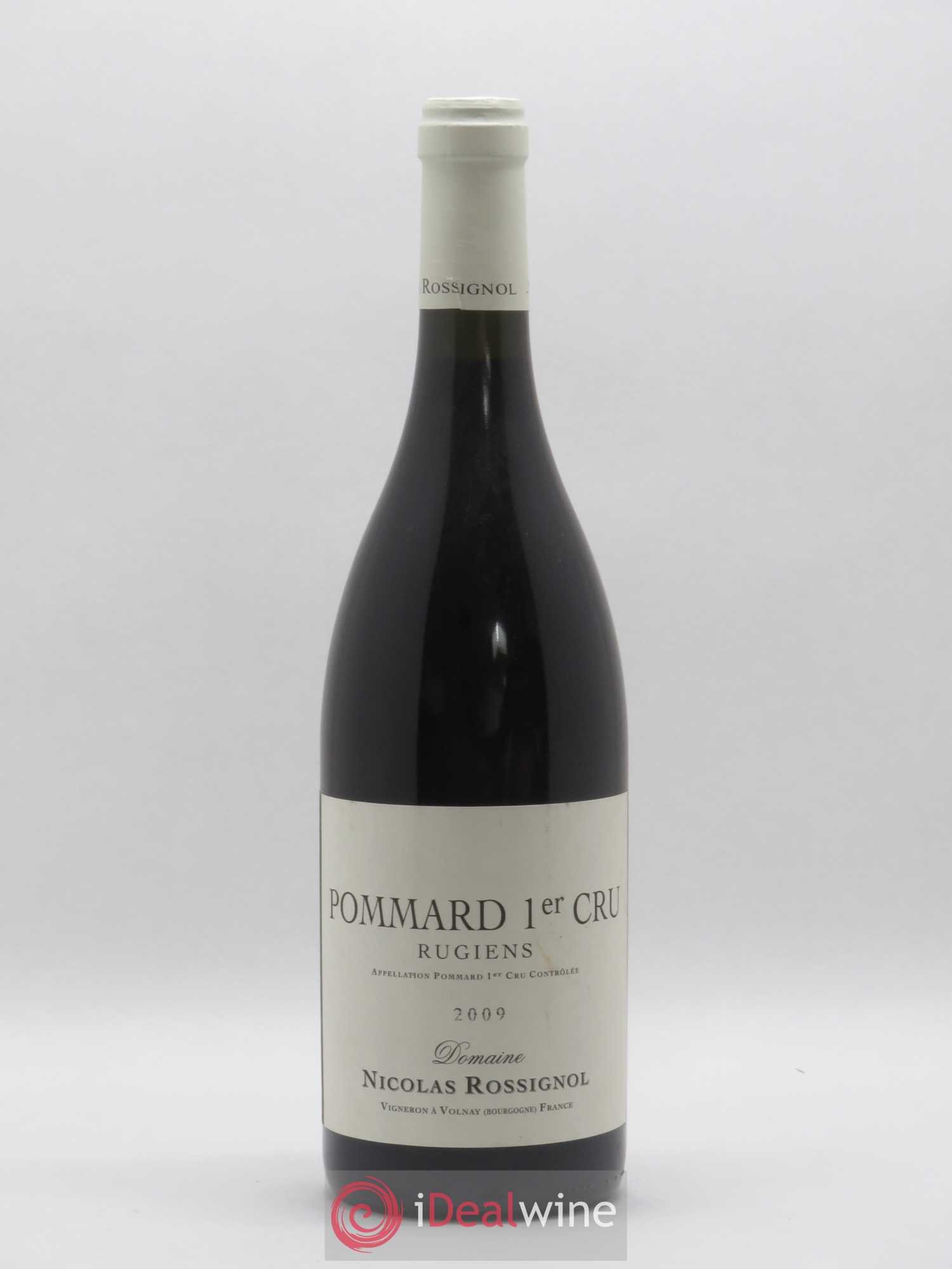 Pommard 1er Cru Rugiens Nicolas Rossignol 2009 - Lot de 1 bouteille - 0