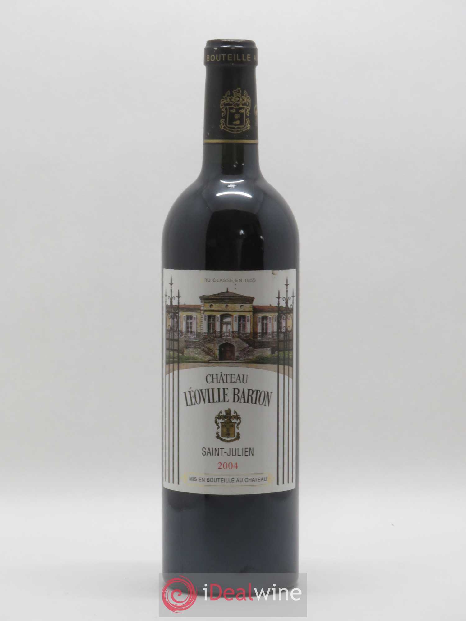 Château Léoville Barton 2ème Grand Cru Classé 2004 - Lot de 1 bouteille - 0