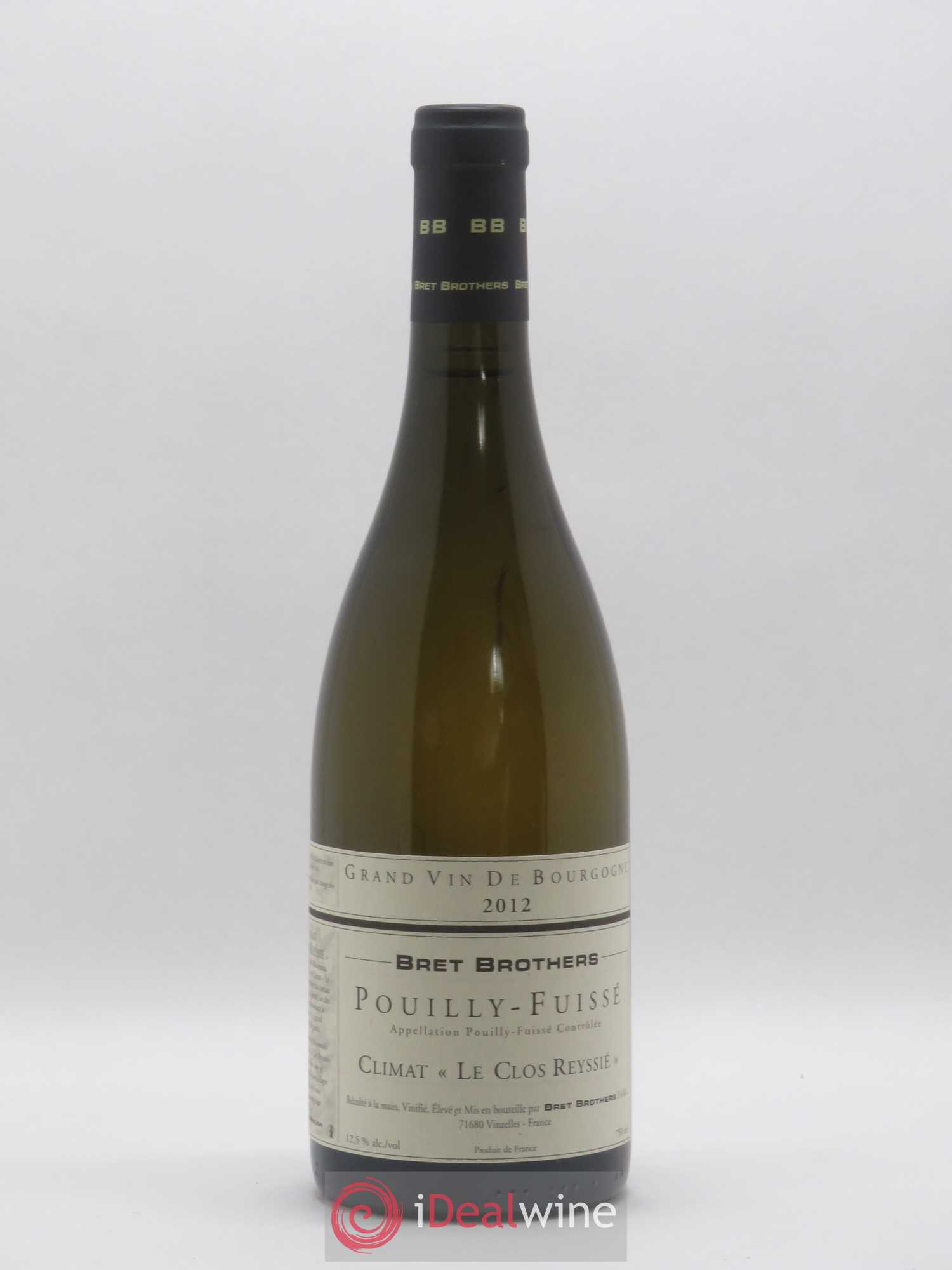 Pouilly-Fuissé Le Clos Reyssié Bret Brothers 2012 - Lot de 1 bouteille - 0