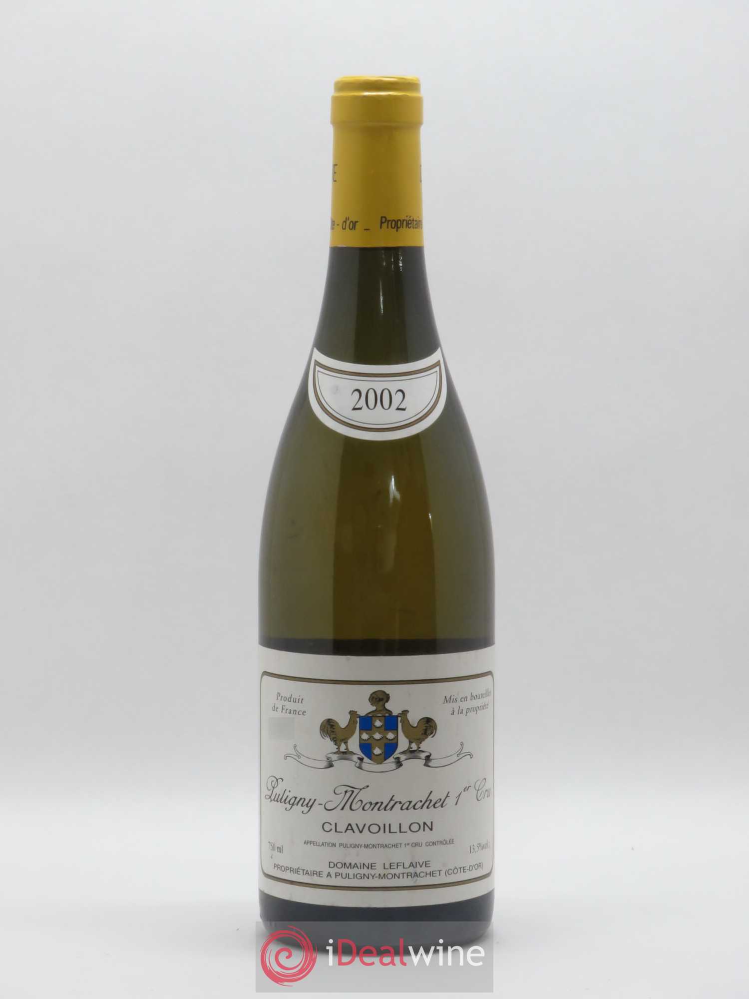Puligny-Montrachet 1er Cru Clavoillon Leflaive (Domaine) 2002 - Lot de 1 bouteille - 0