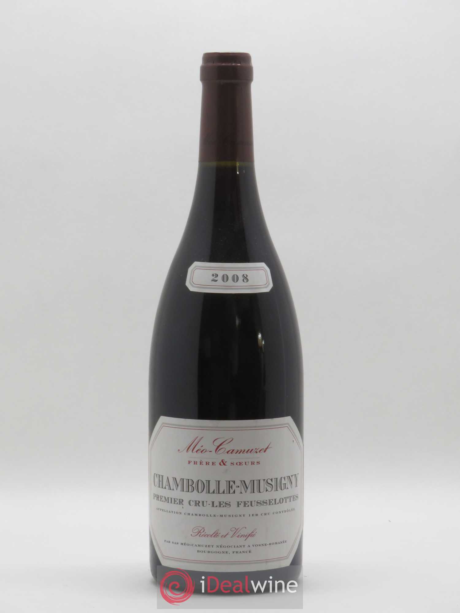 Chambolle-Musigny 1er Cru Les Feusselottes Méo-Camuzet (Frère & Soeurs) 2008 - Lot de 1 bouteille - 0