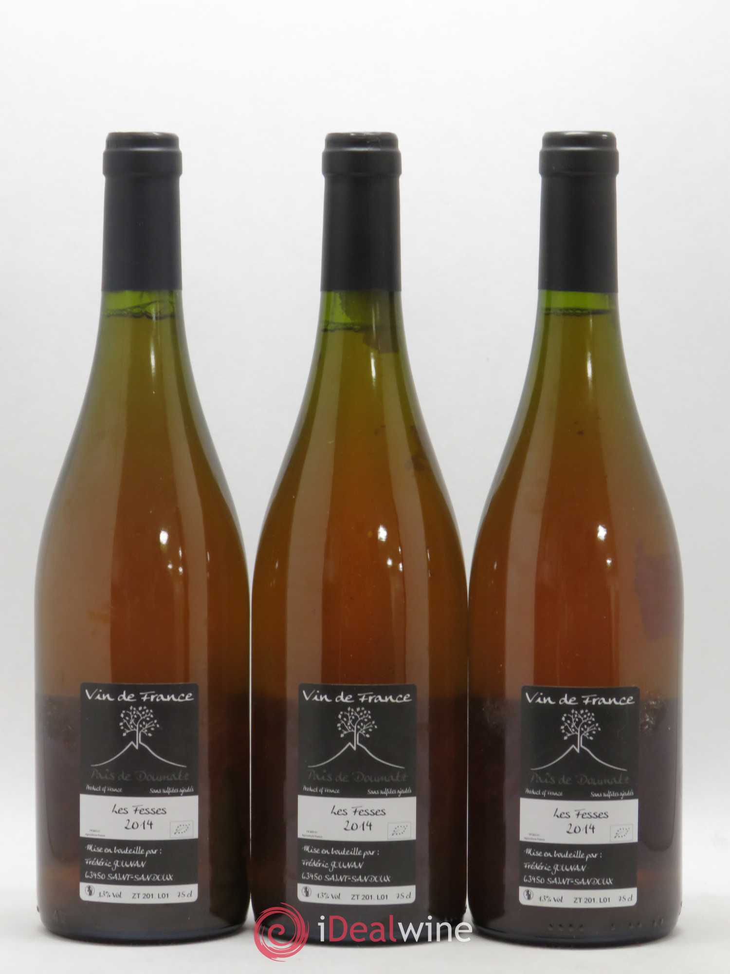 Vin de France Les Fesses Vignoble de l'Arbre Blanc 2014 - Lot de 3 bouteilles - 1