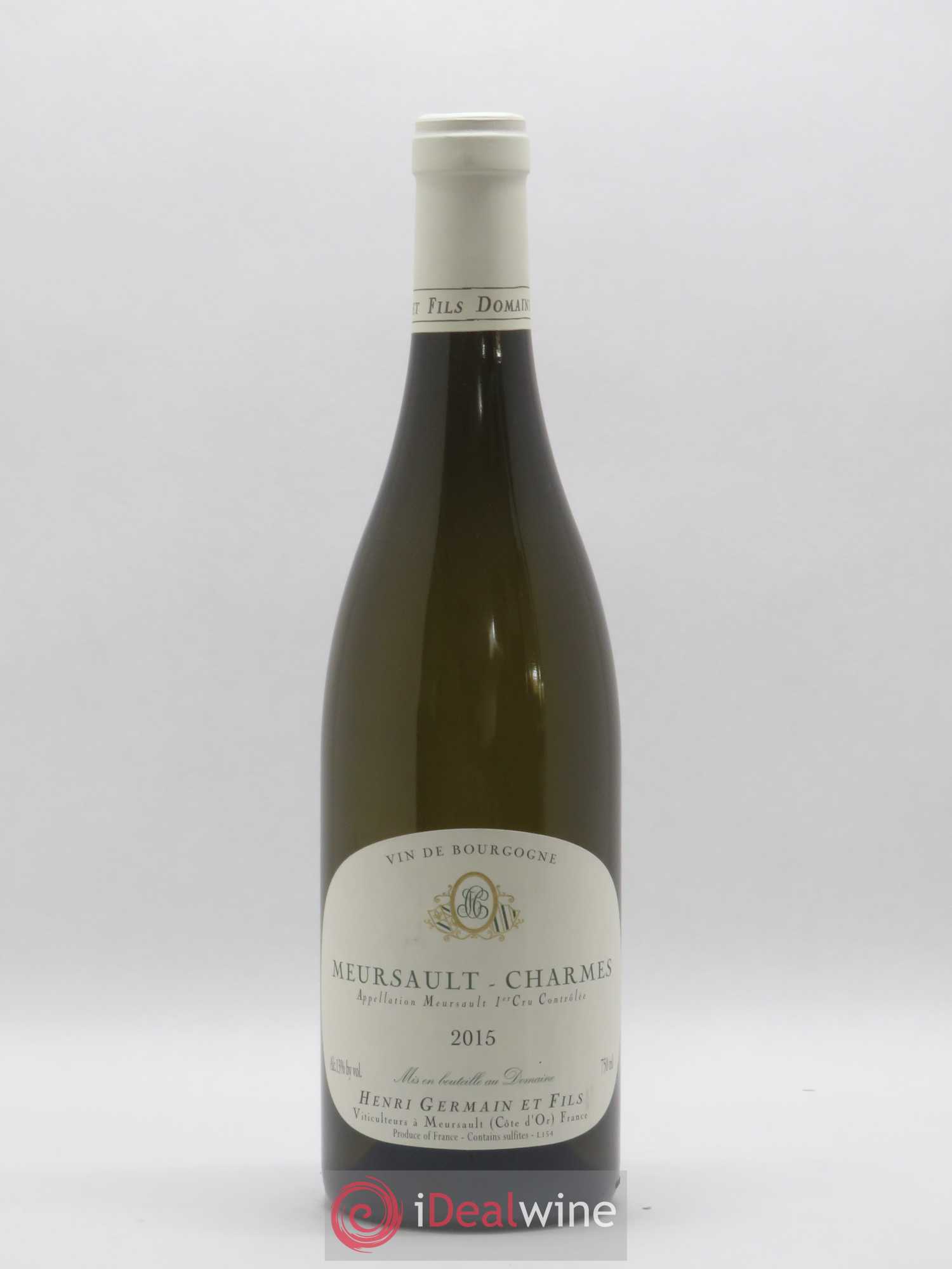 Meursault 1er Cru Charmes Henri Germain 2015 - Lot de 1 bouteille - 0