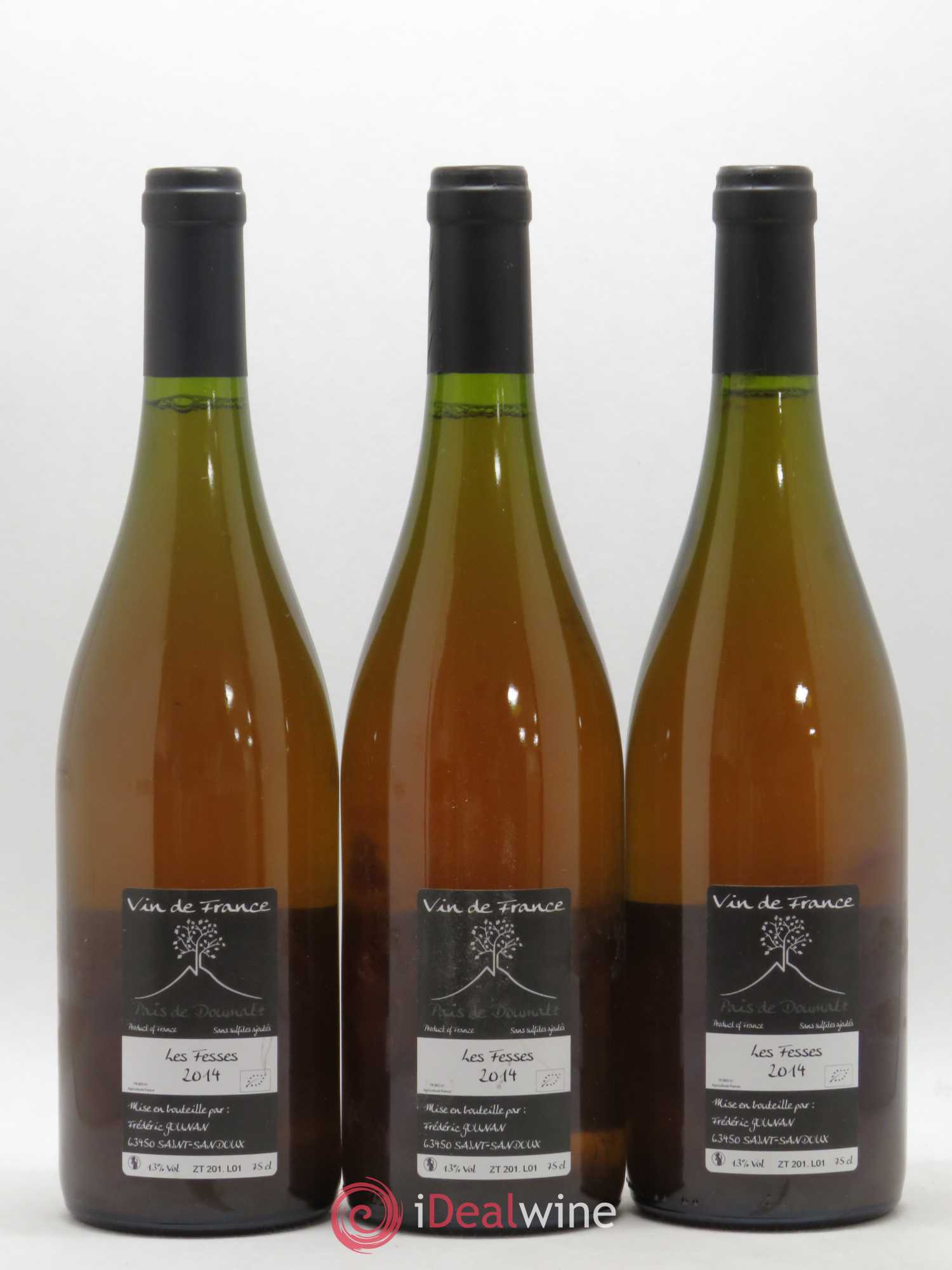 Vin de France Les Fesses Vignoble de l'Arbre Blanc 2014 - Lot de 3 bouteilles - 1