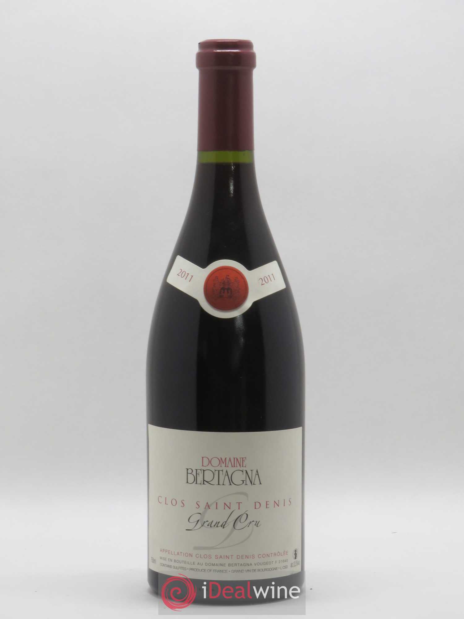 Clos Saint-Denis Grand Cru Bertagna 2011 - Lot de 1 bouteille - 0