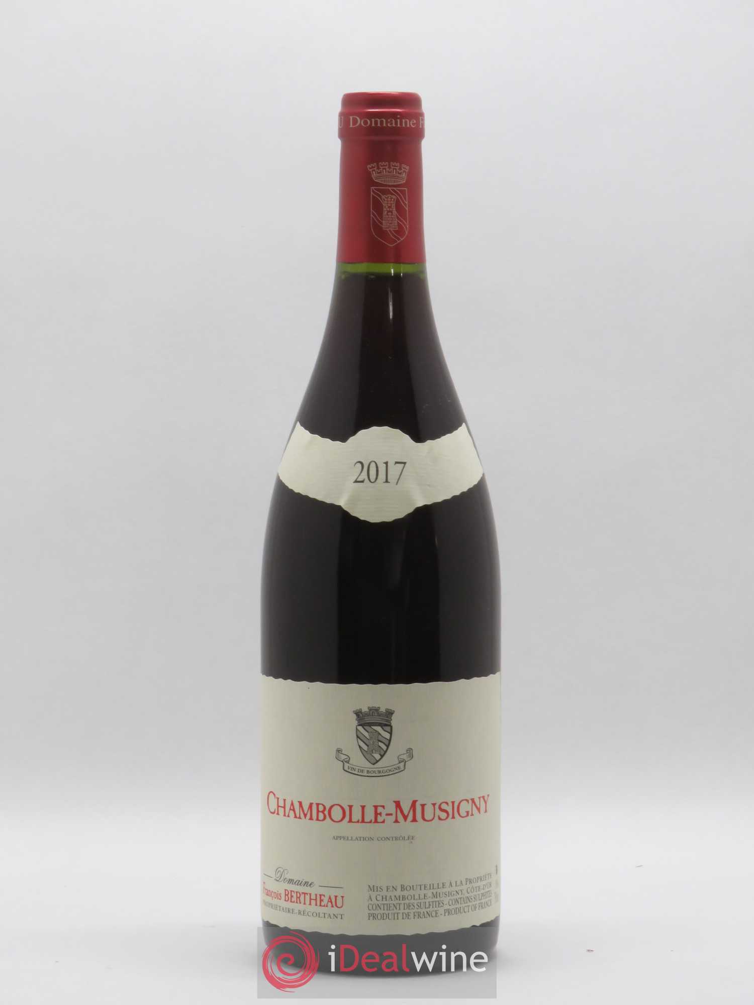 Chambolle-Musigny Domaine Bertheau 2017 - Lot de 1 bouteille - 0