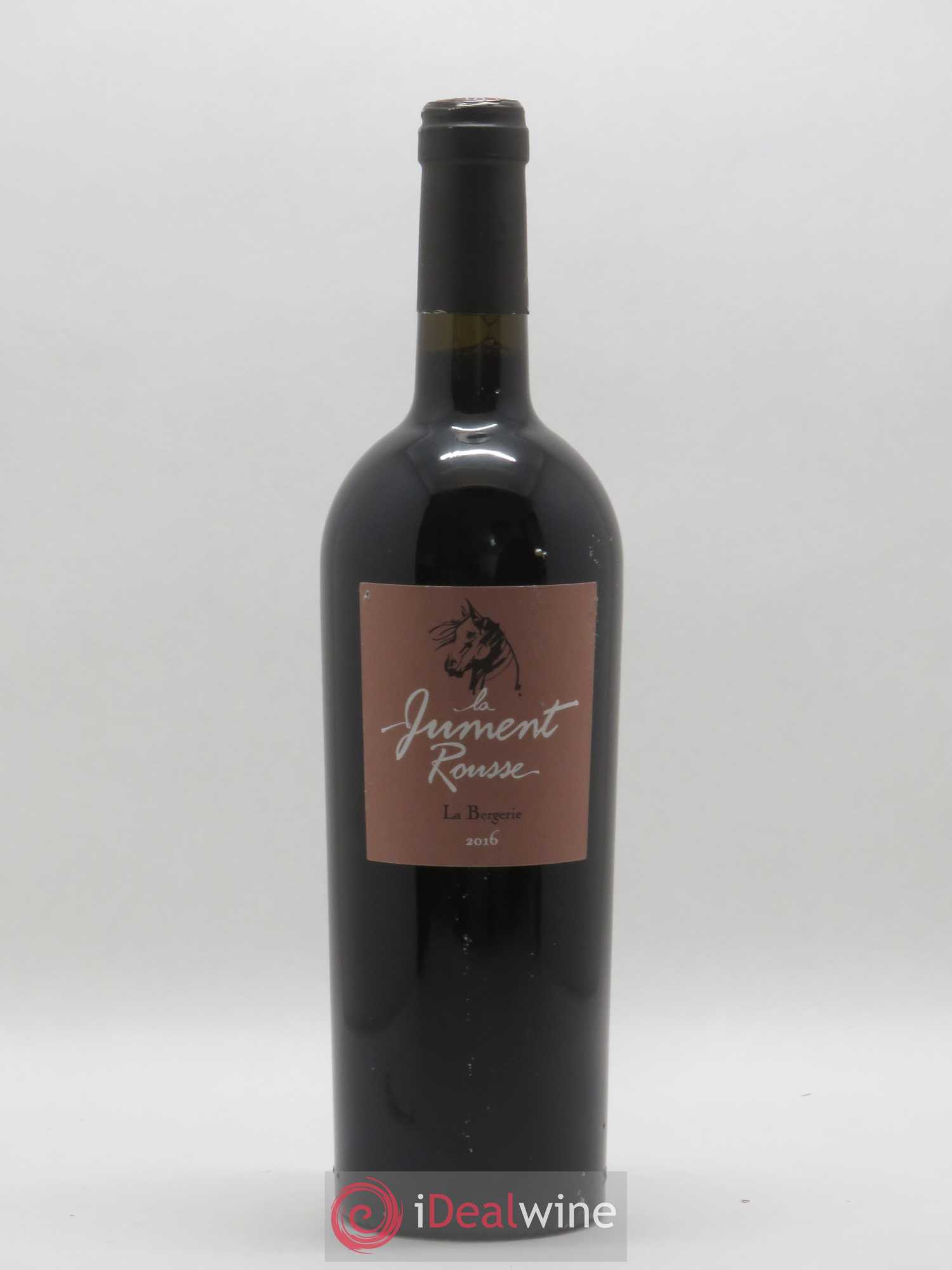 Vin de France La Jument Rousse La Bergerie 2016 - Lot de 1 bouteille - 0