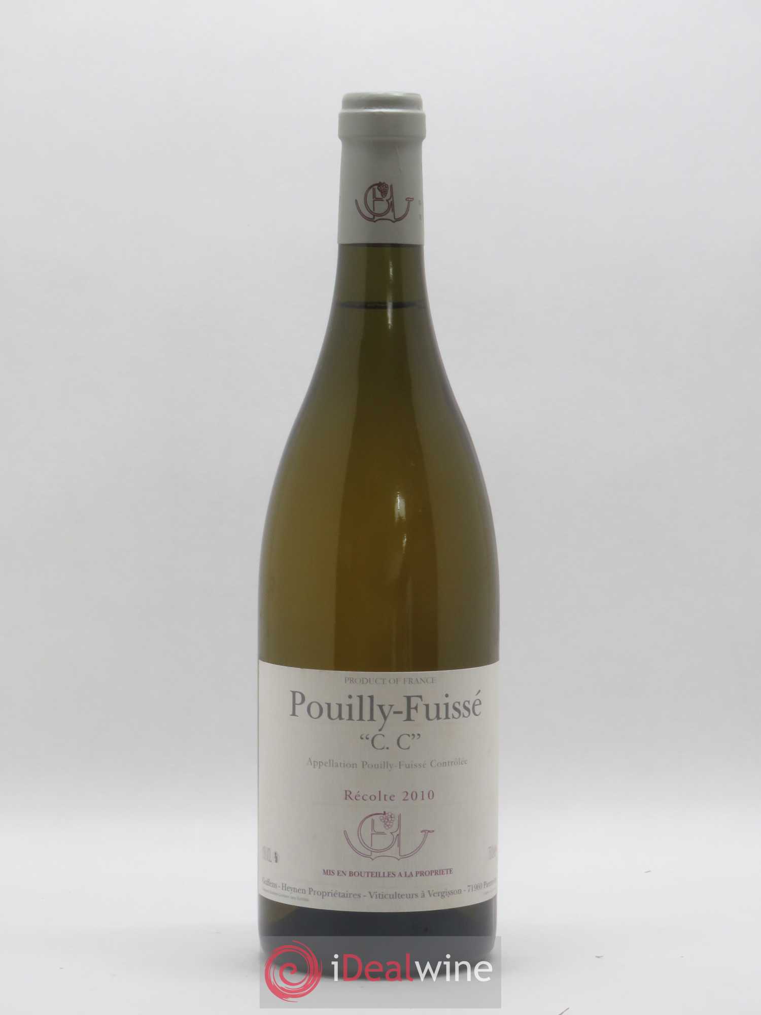 Pouilly-Fuissé C.C. Guffens-Heynen 2010 - Lot de 1 bouteille - 0