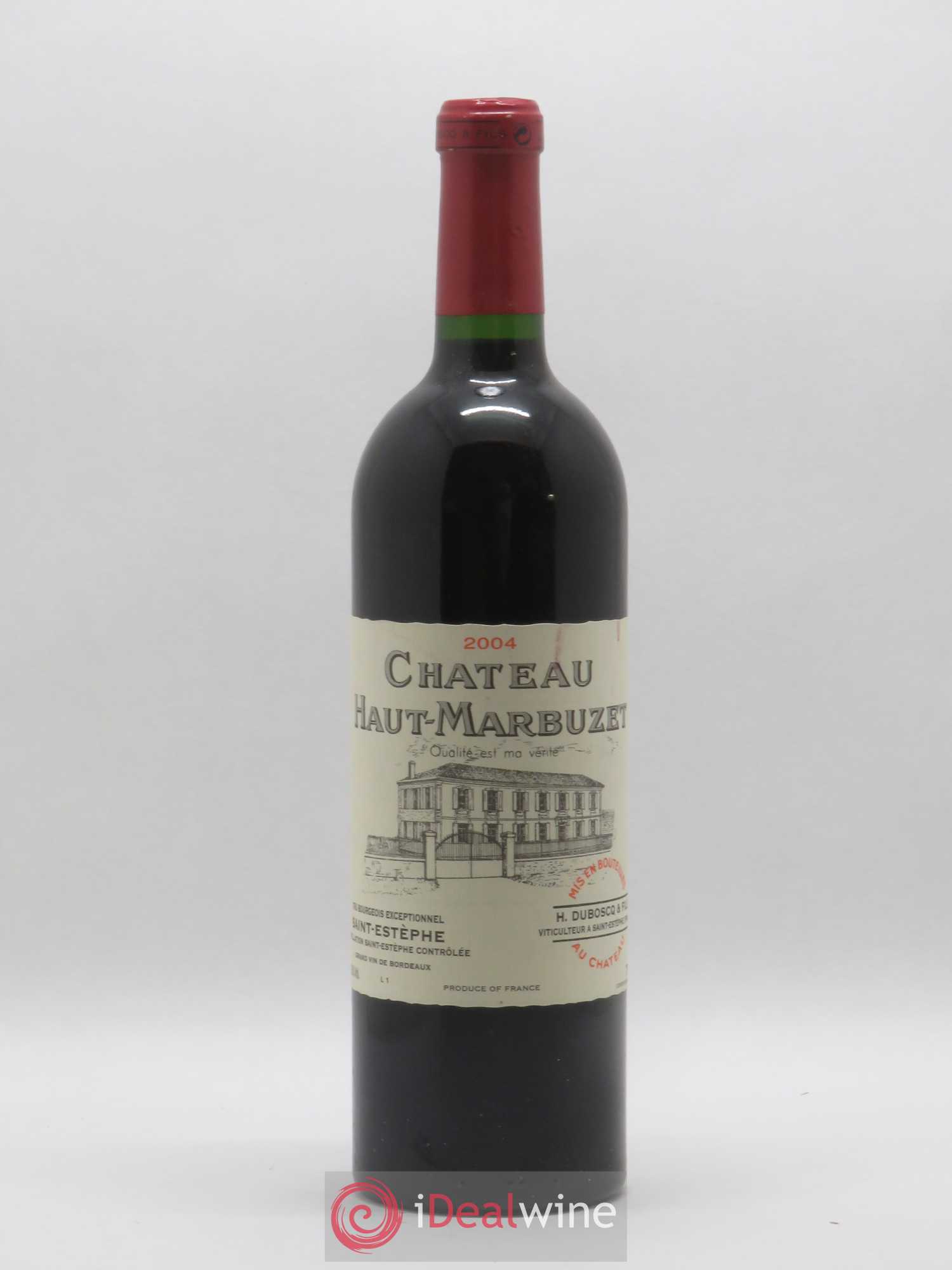 Château Haut Marbuzet 2004 - Lot de 1 bouteille - 0
