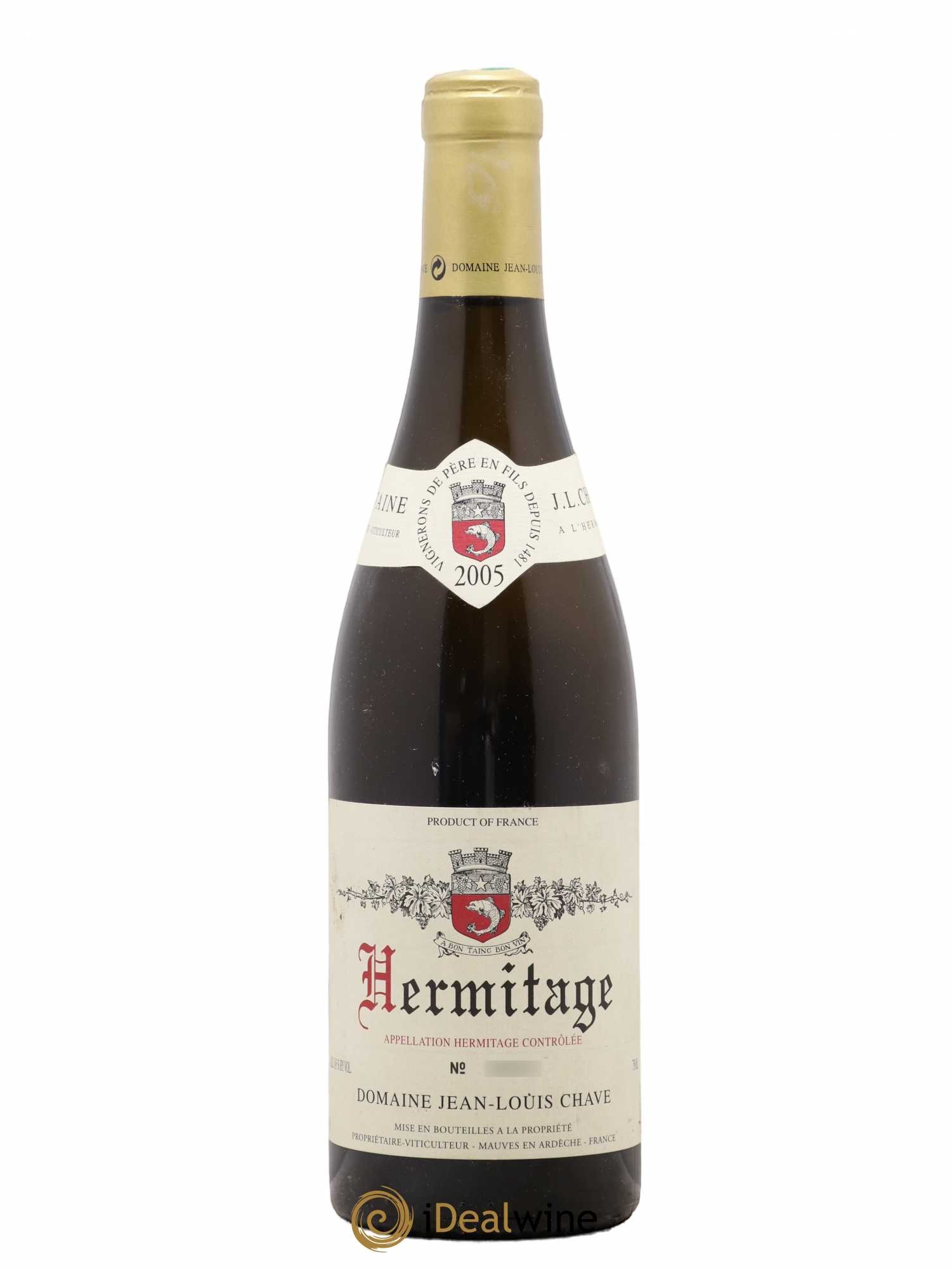 Hermitage Jean-Louis Chave 2005 - Lot de 1 bouteille - 0