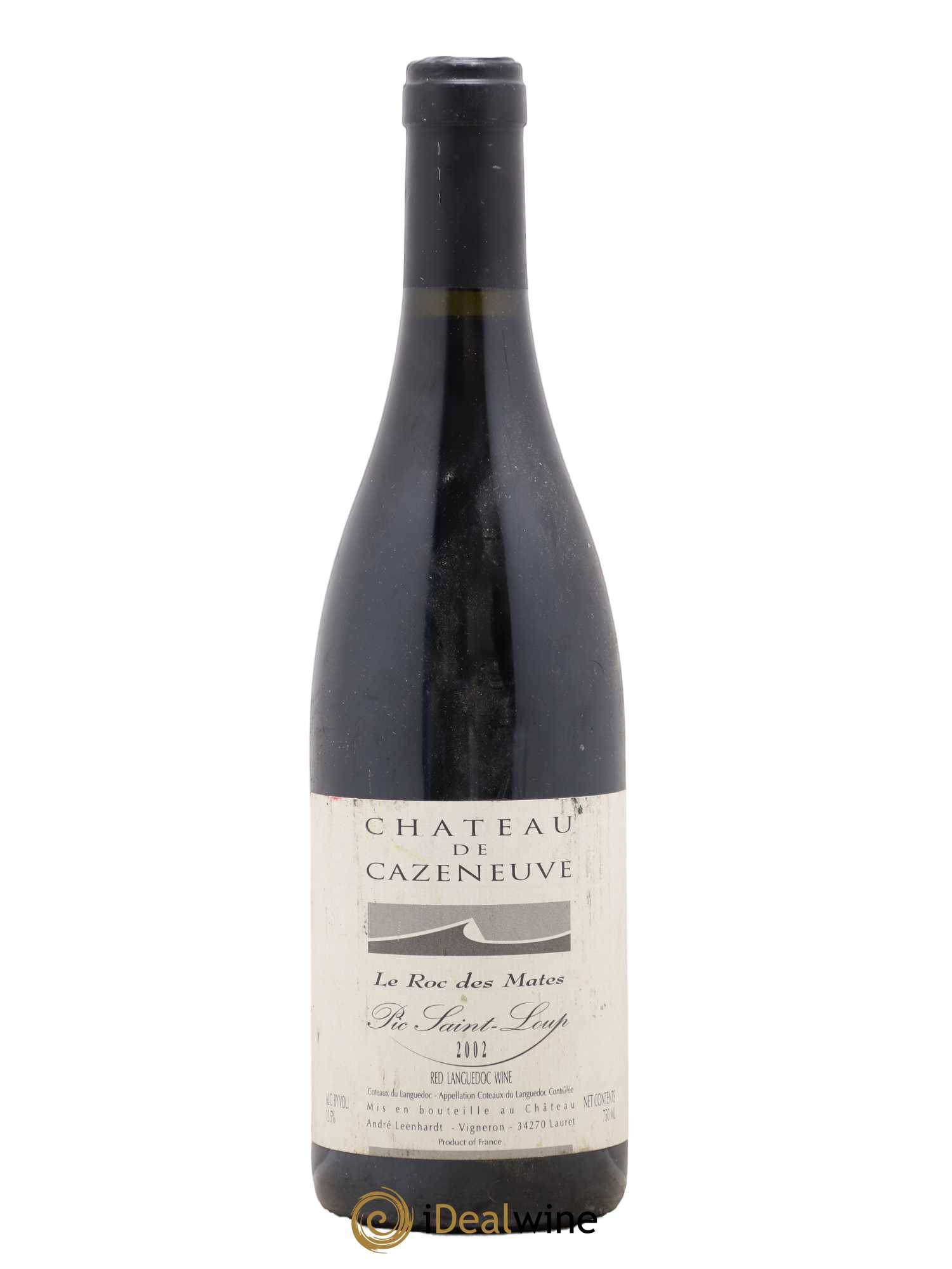 Pic Saint-Loup Le Roc des Mates Château de Cazeneuve 2002 - Lot de 1 bouteille - 0