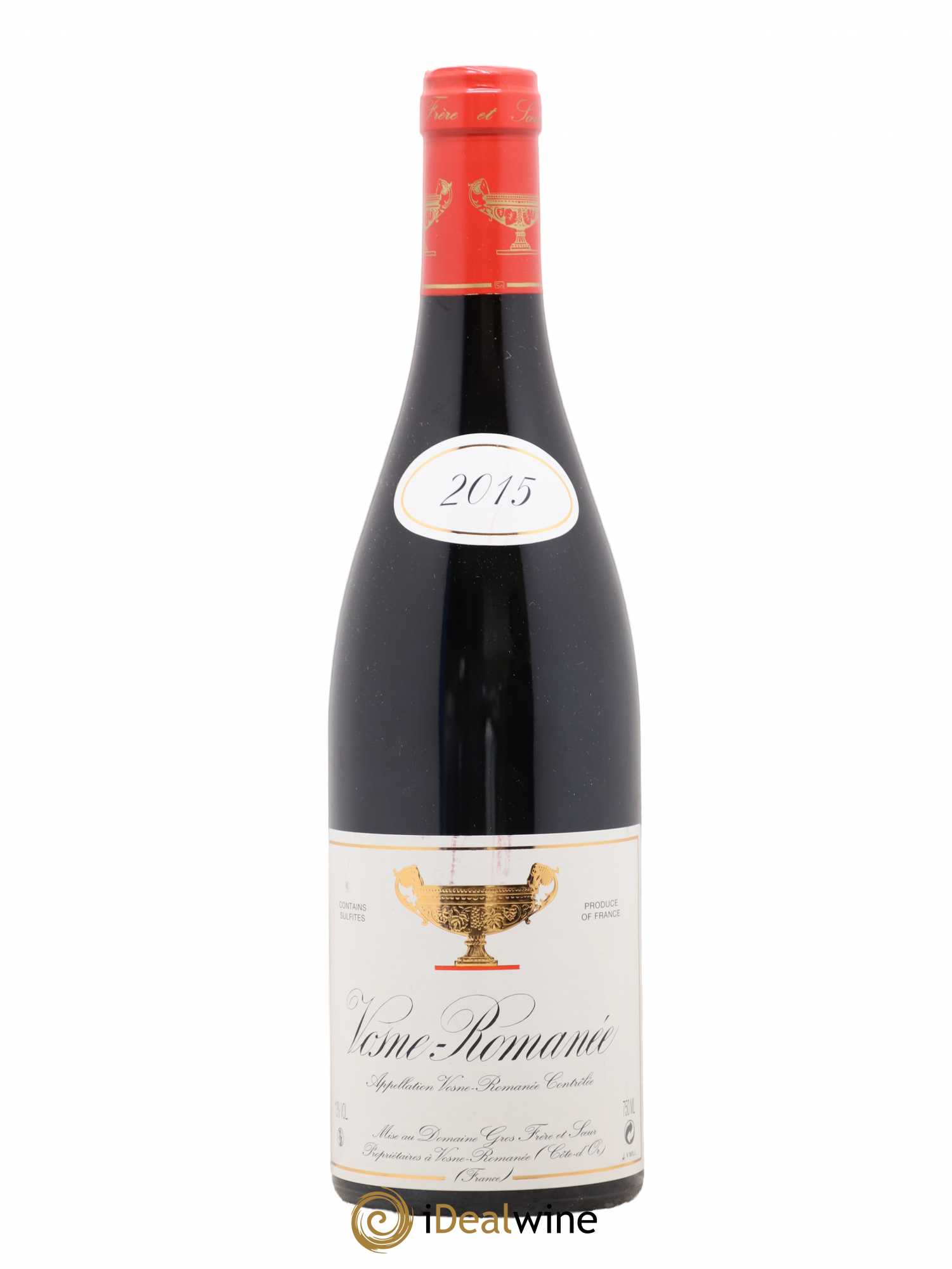 Vosne-Romanée Gros Frère & Soeur 2015 - Lot de 1 bouteille - 0