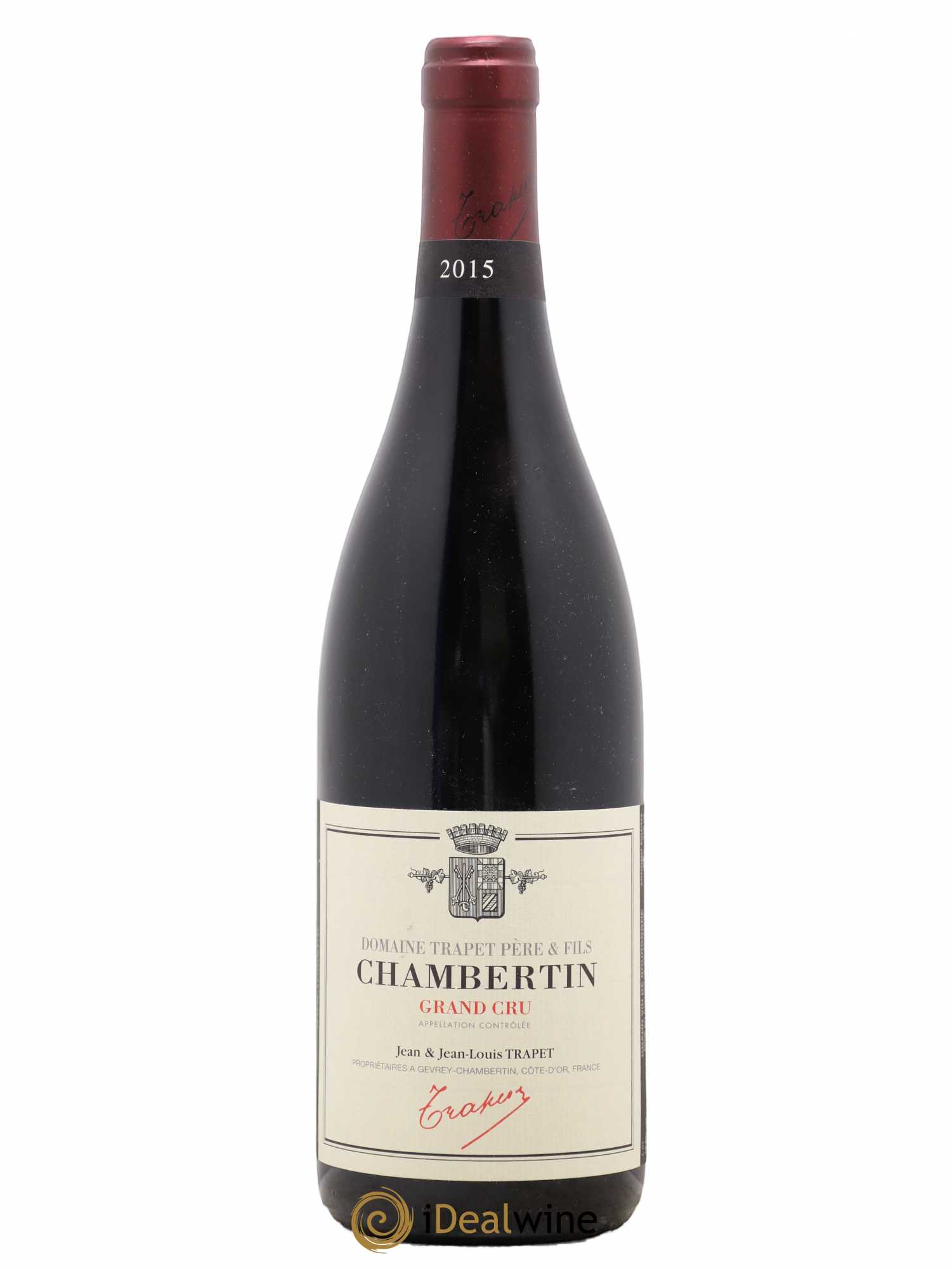 Chambertin Grand Cru Domaine Trapet 2015 - Lot de 1 bouteille - 0