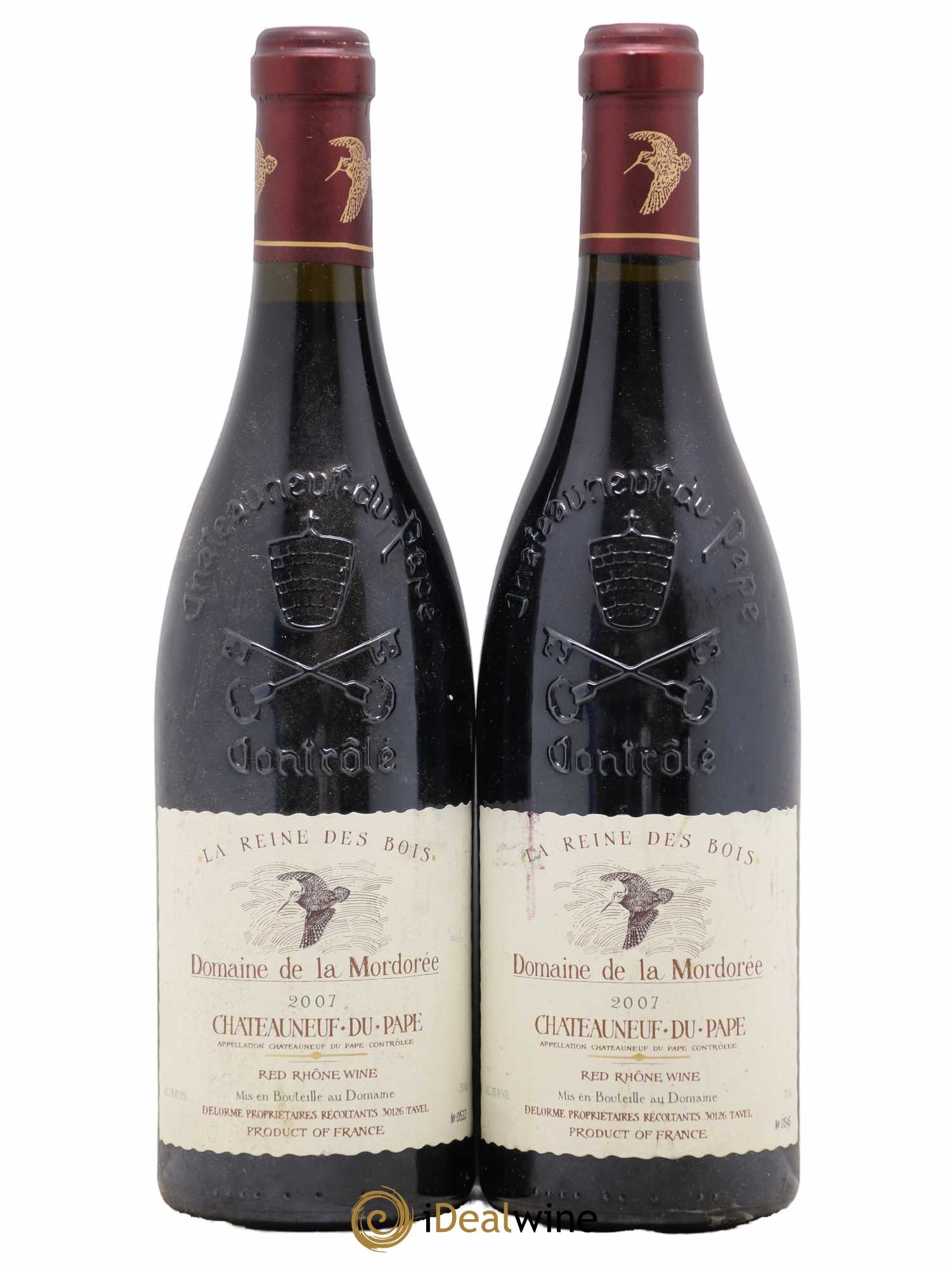 Lirac Cuvée Reine des Bois La Mordorée (Domaine de) 2007 - Lot de 2 bouteilles - 0