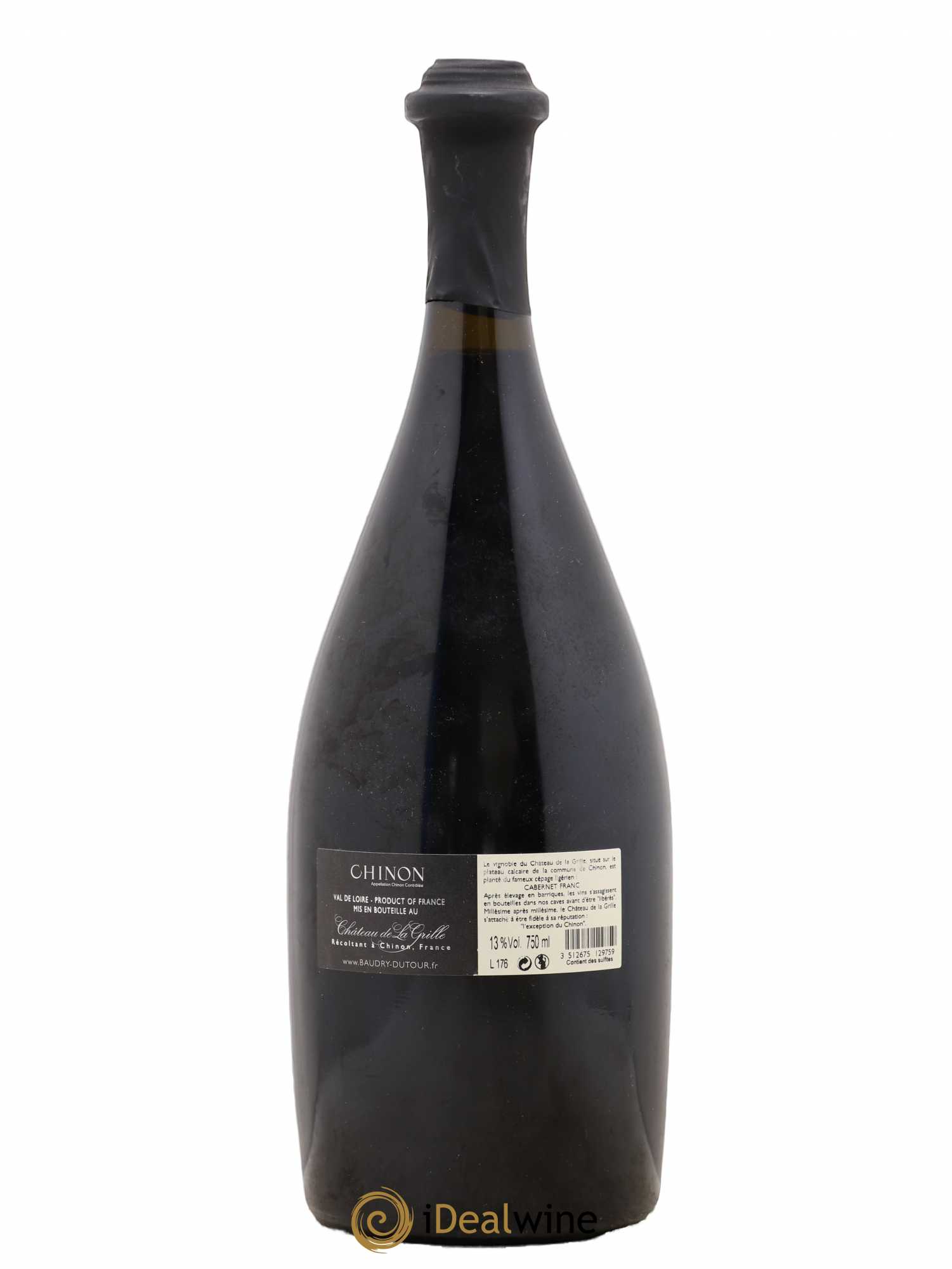 Chinon Château de la Grille 2015 - Lot de 1 bouteille - 1