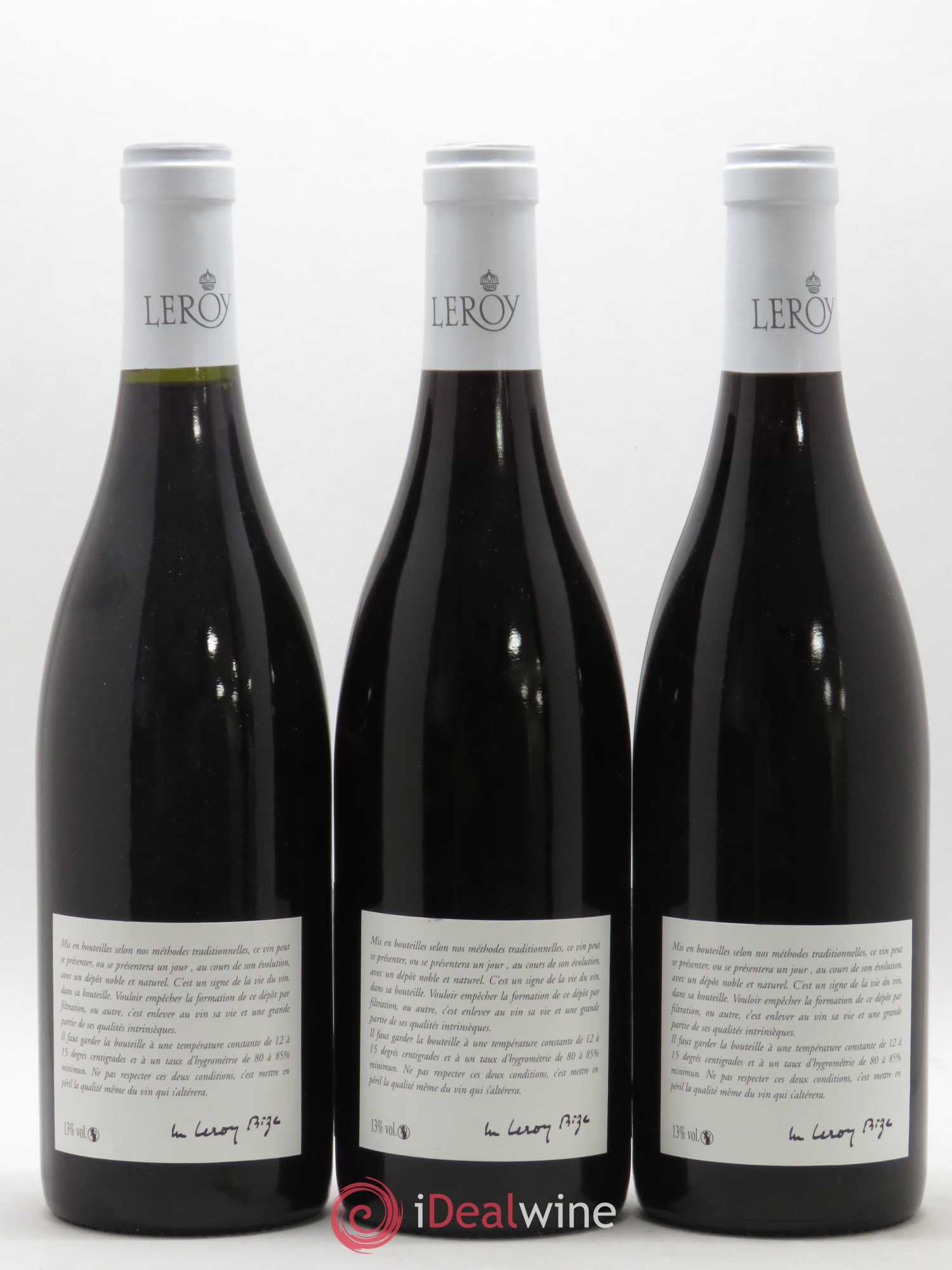 Nuits-Saint-Georges Leroy SA 2014 - Lot de 3 bouteilles - 1