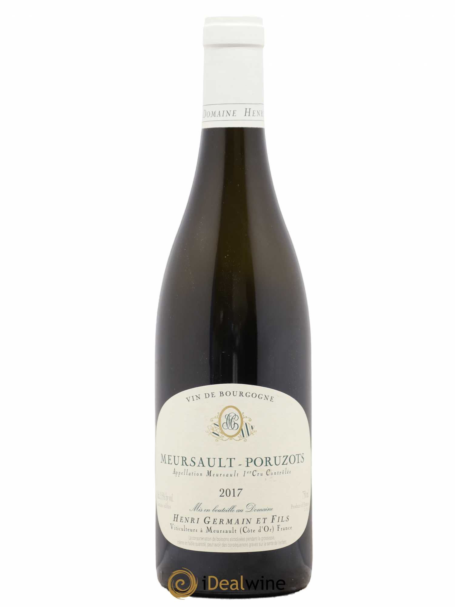 Meursault 1er Cru Poruzots Henri Germain 2017 - Lot de 1 bouteille - 0