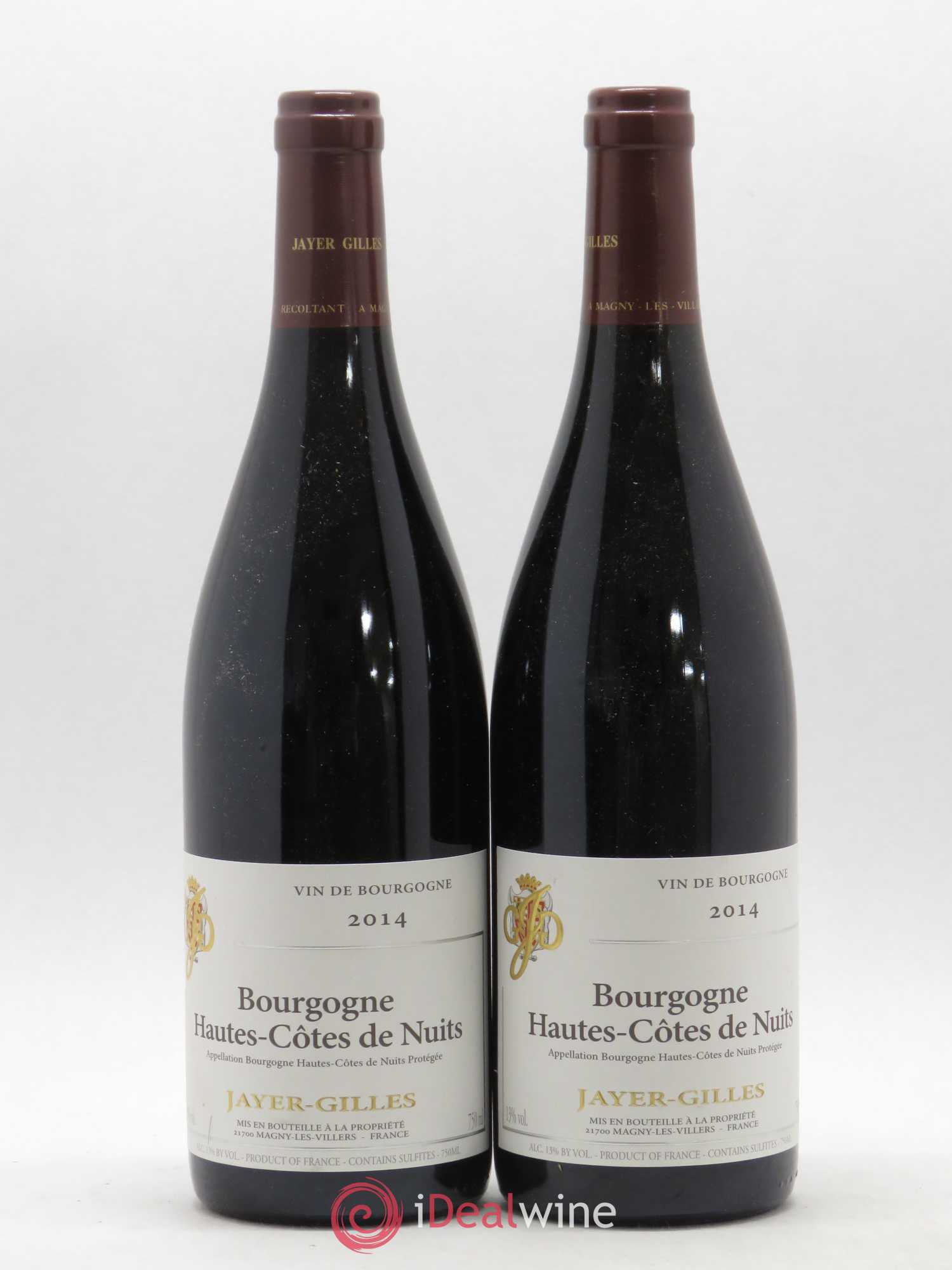 Hautes-Côtes de Nuits Hoffmann-Jayer (anciennement Jayer-Gilles) 2014 - Lot de 2 bouteilles - 0